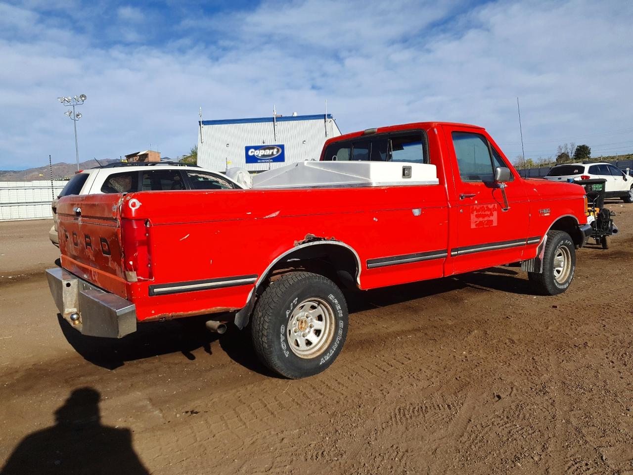 1987 Ford F150 Red vin: 1FTEF14Y4HKA39295