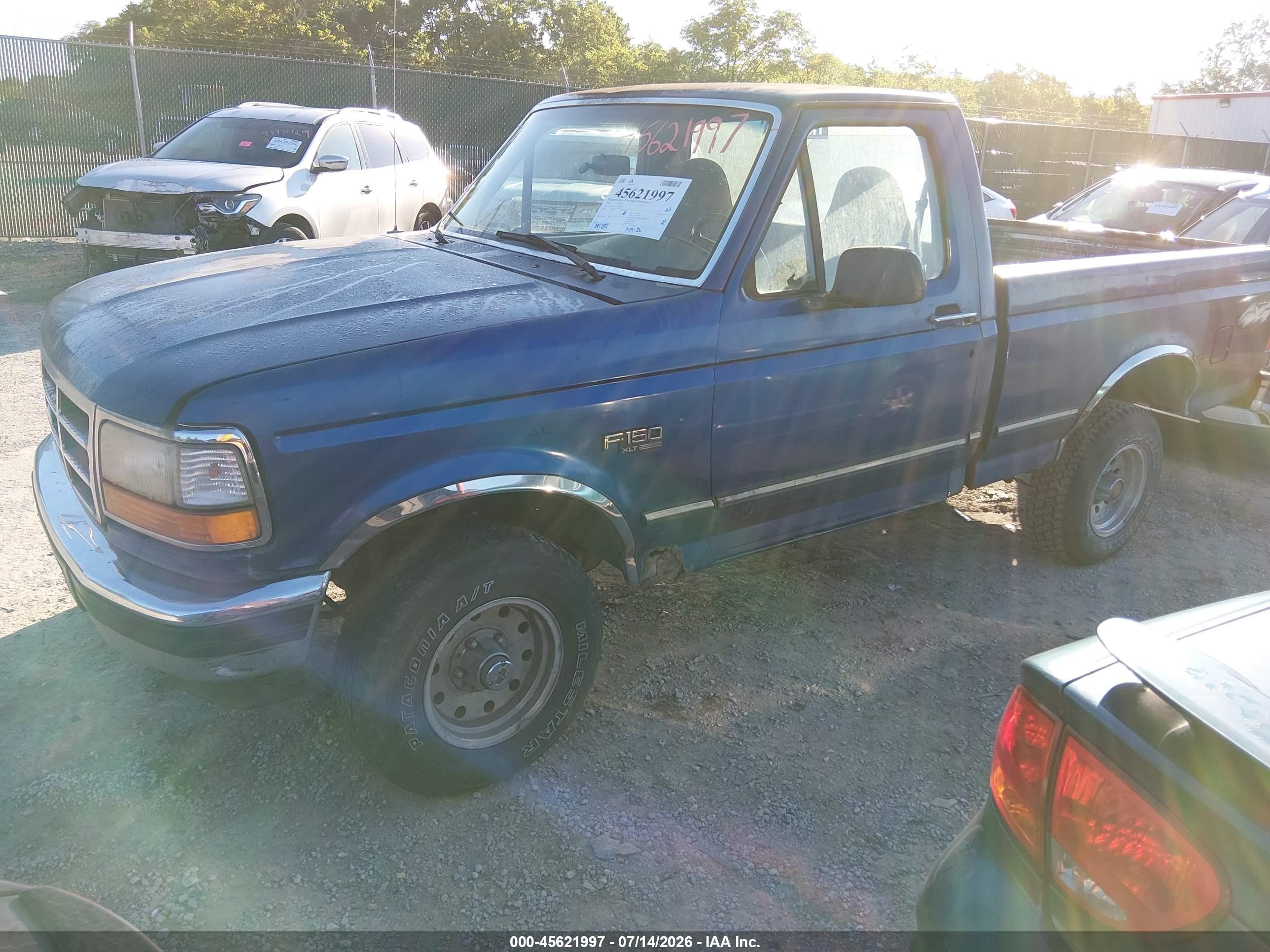 1996 Ford F150   Blue vin: 1FTEF14Y4TLB51503