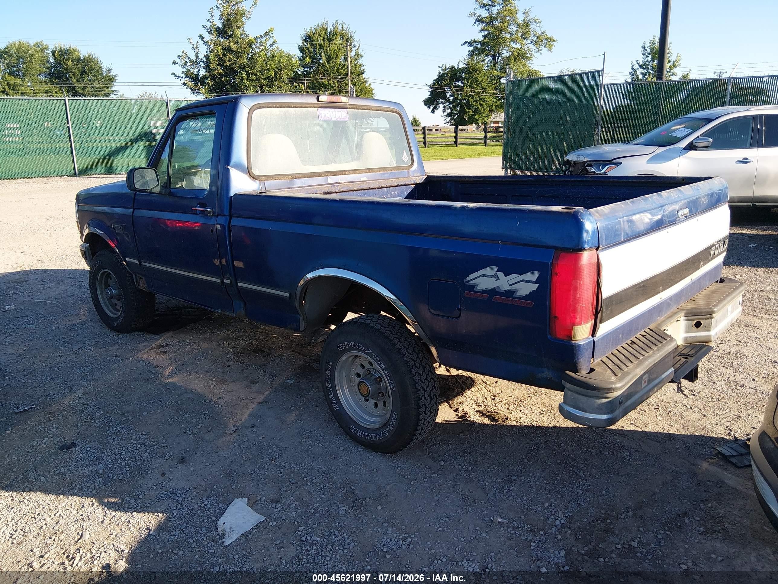 1996 Ford F150   Blue vin: 1FTEF14Y4TLB51503
