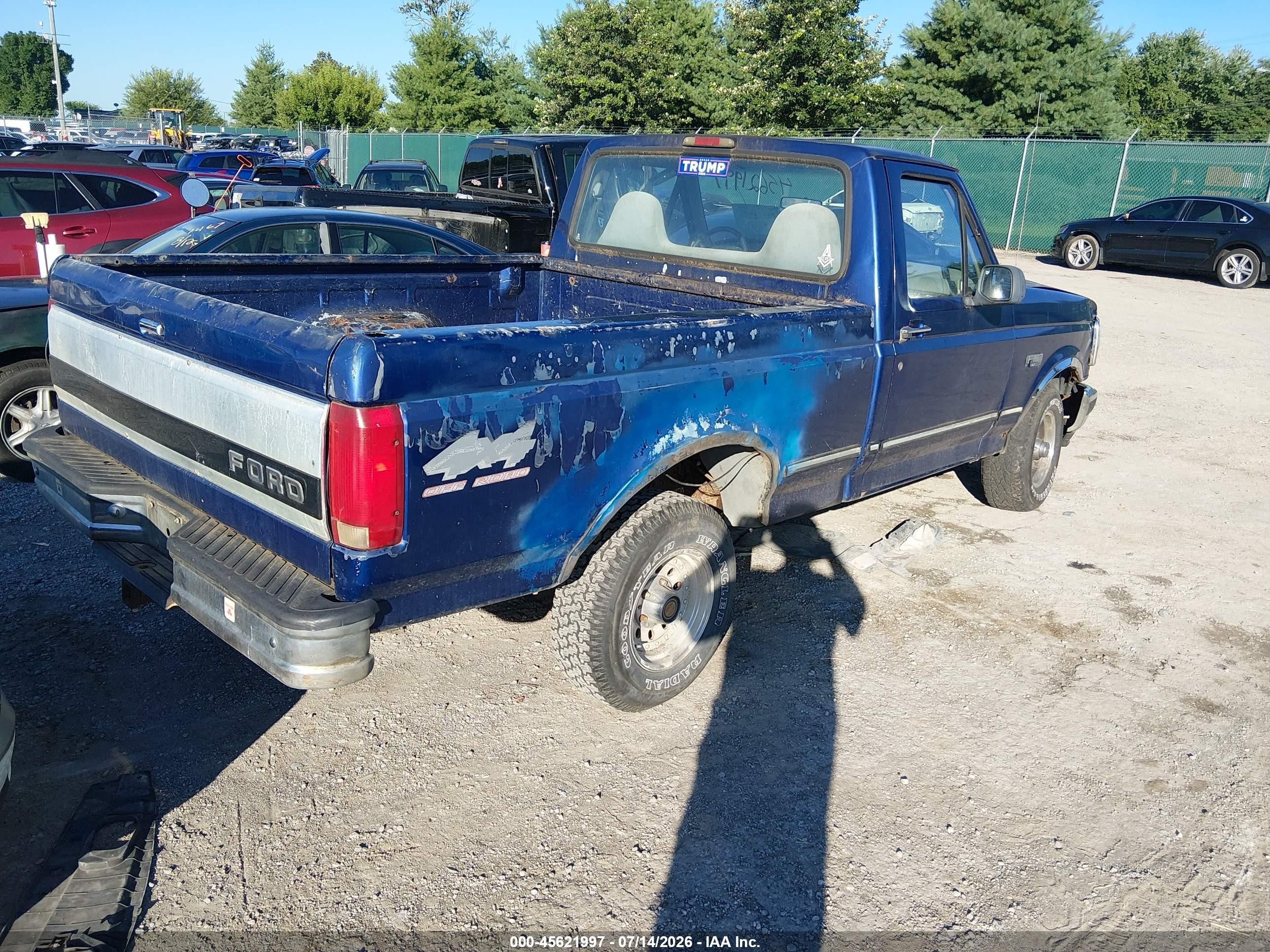 1996 Ford F150   Blue vin: 1FTEF14Y4TLB51503