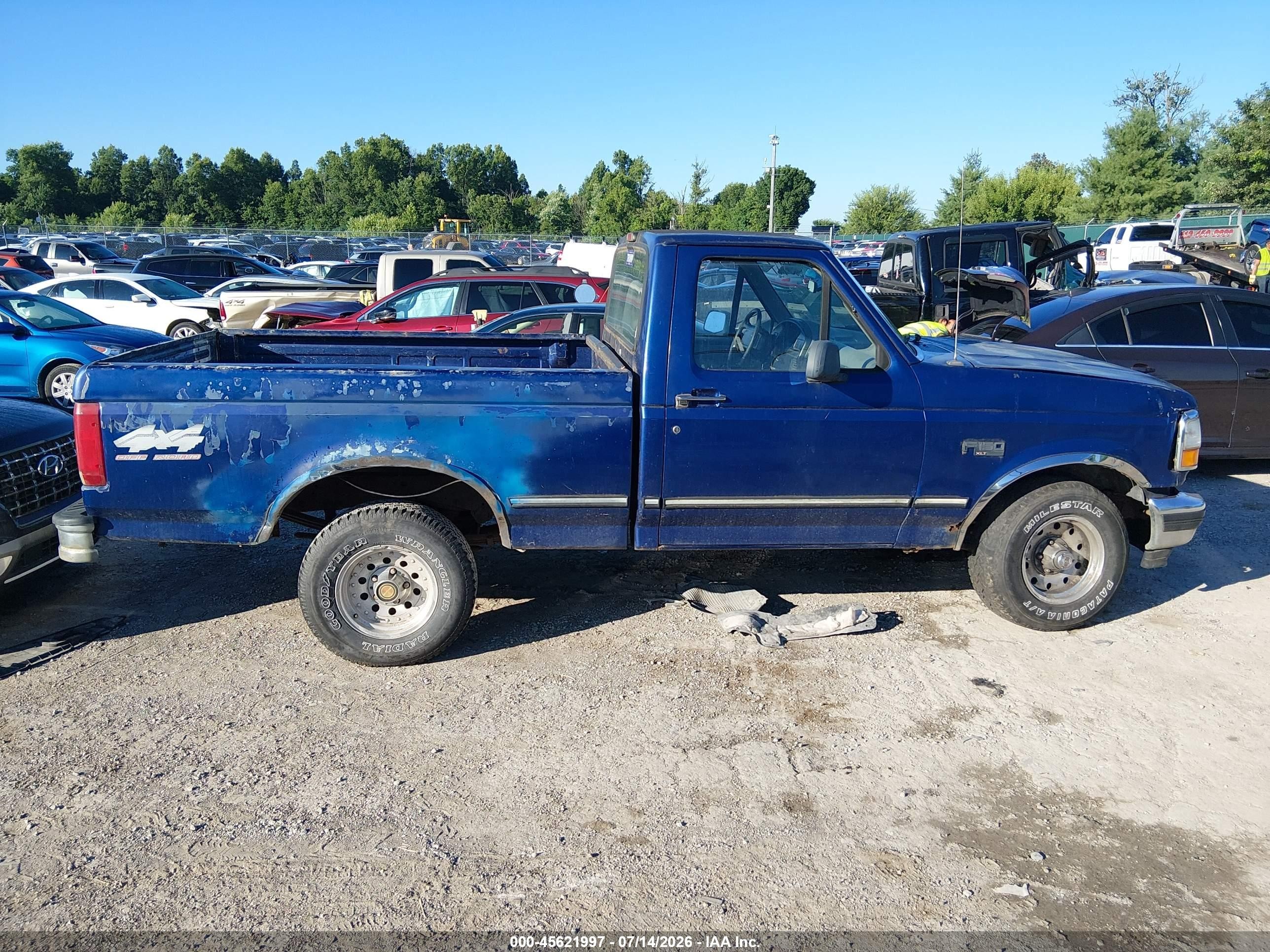 1996 Ford F150   Blue vin: 1FTEF14Y4TLB51503