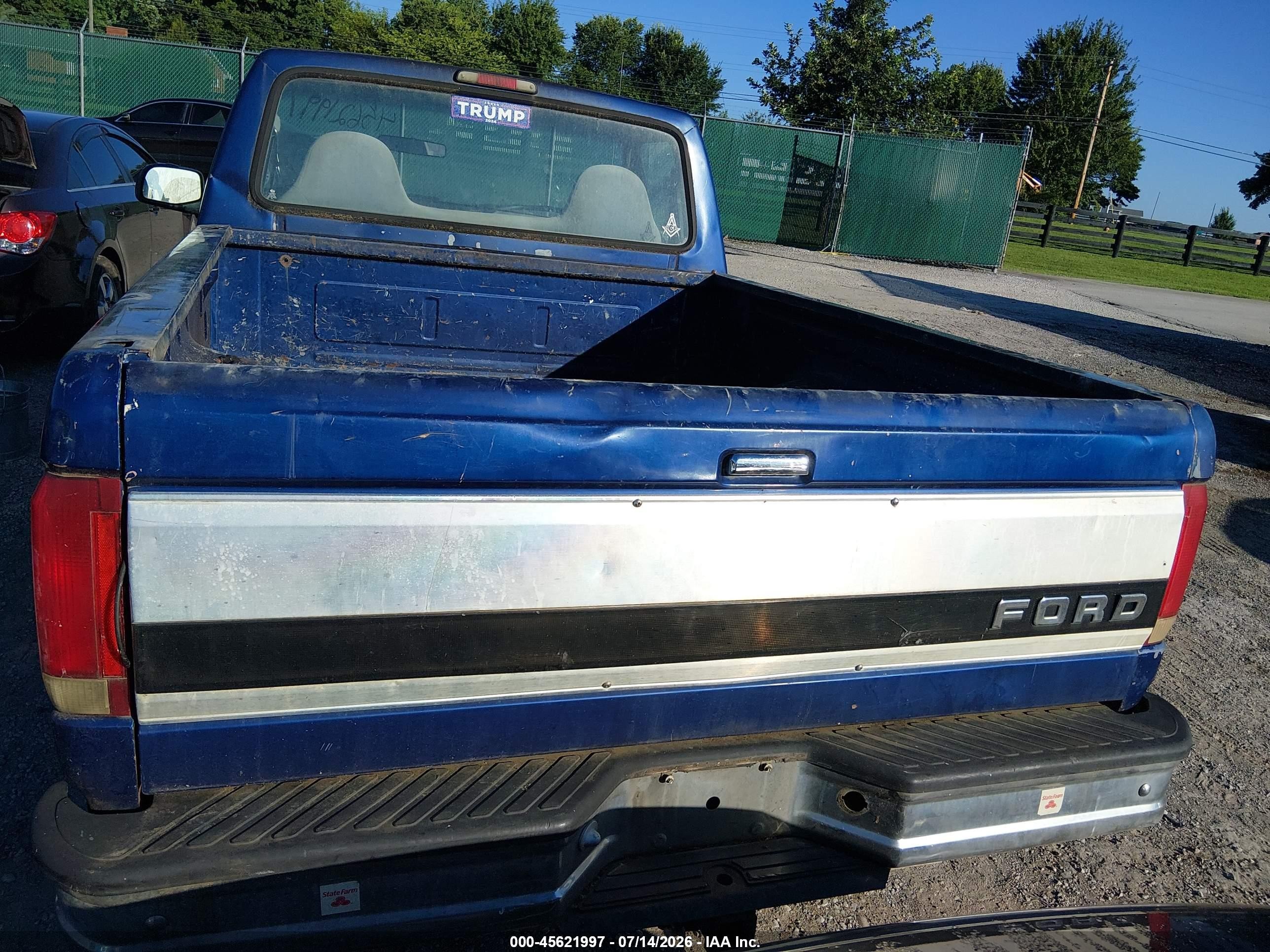 1996 Ford F150   Blue vin: 1FTEF14Y4TLB51503