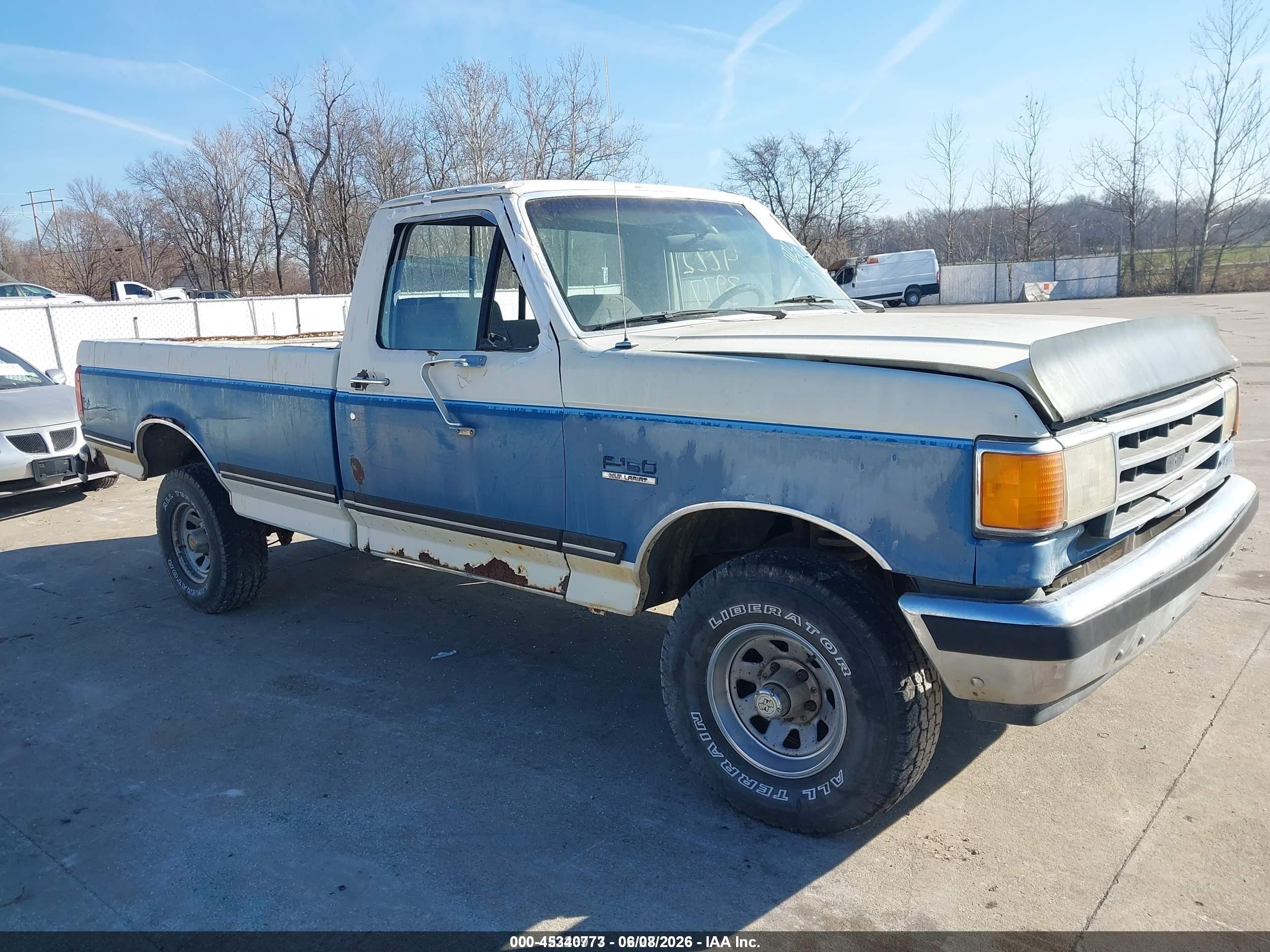 1990 Ford F150   White vin: 1FTEF14Y5LLA12691