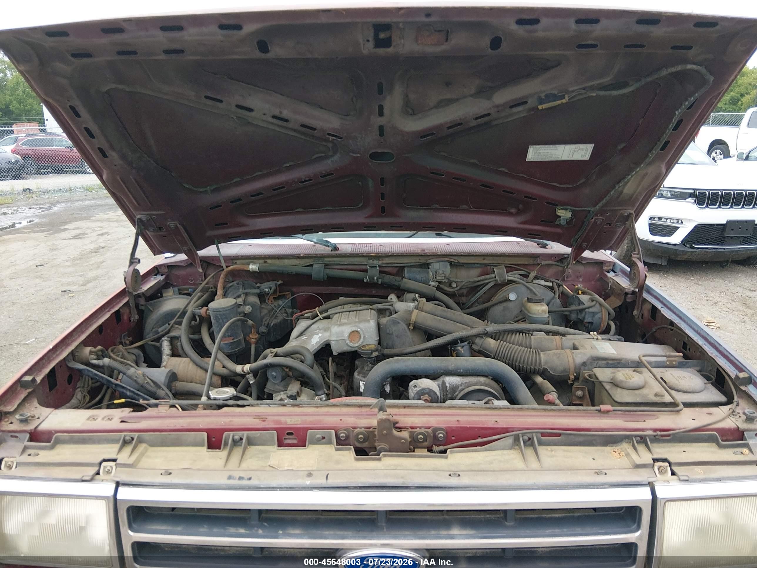 1990 Ford F150 Бордовый vin: 1FTEF14Y5LNB18739