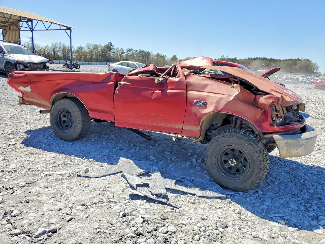 1996 Ford F150 Red vin: 1FTEF14Y6TLA50432