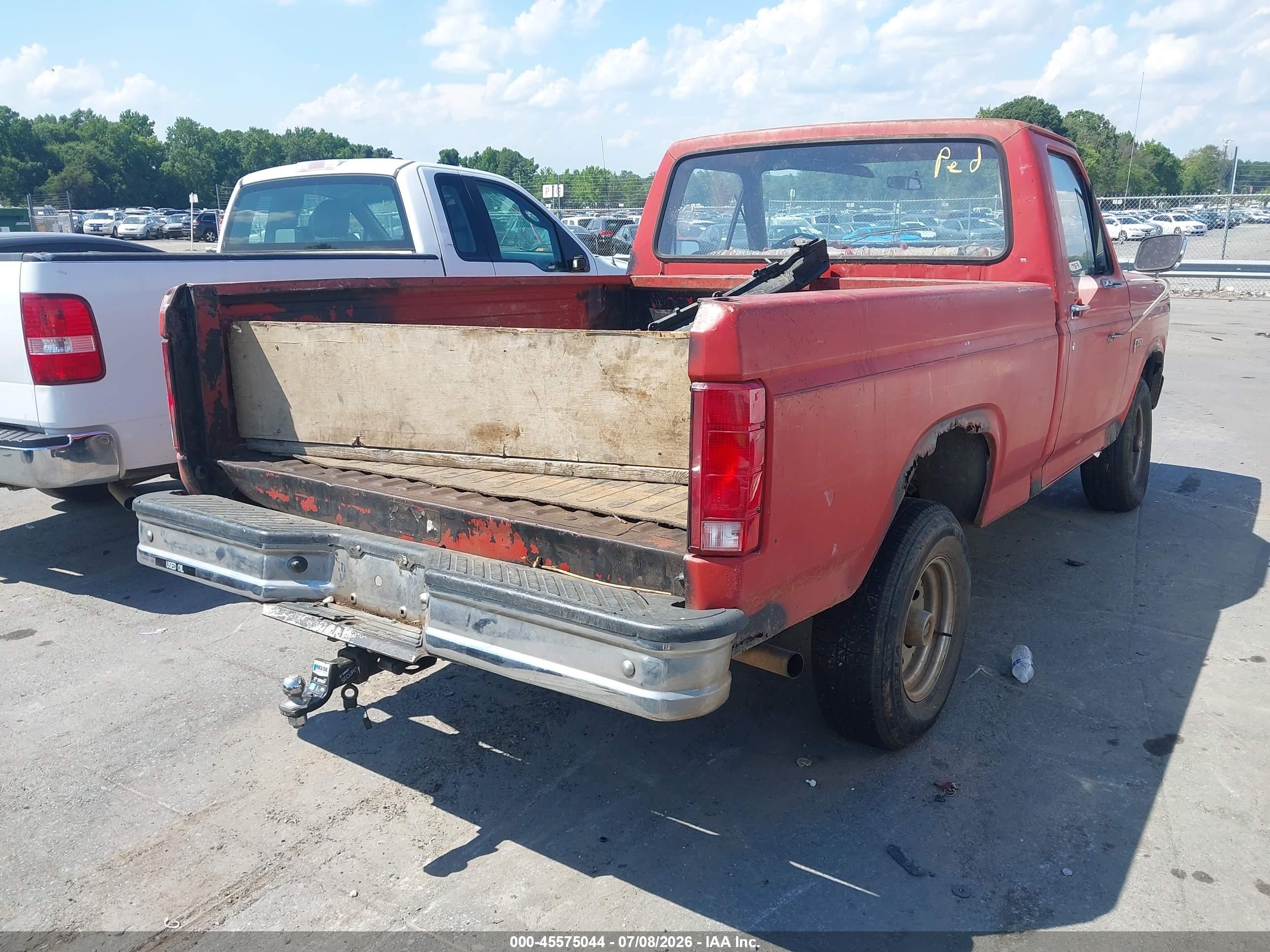 1984 Ford F150   Red vin: 1FTEF14Y7ENA66422