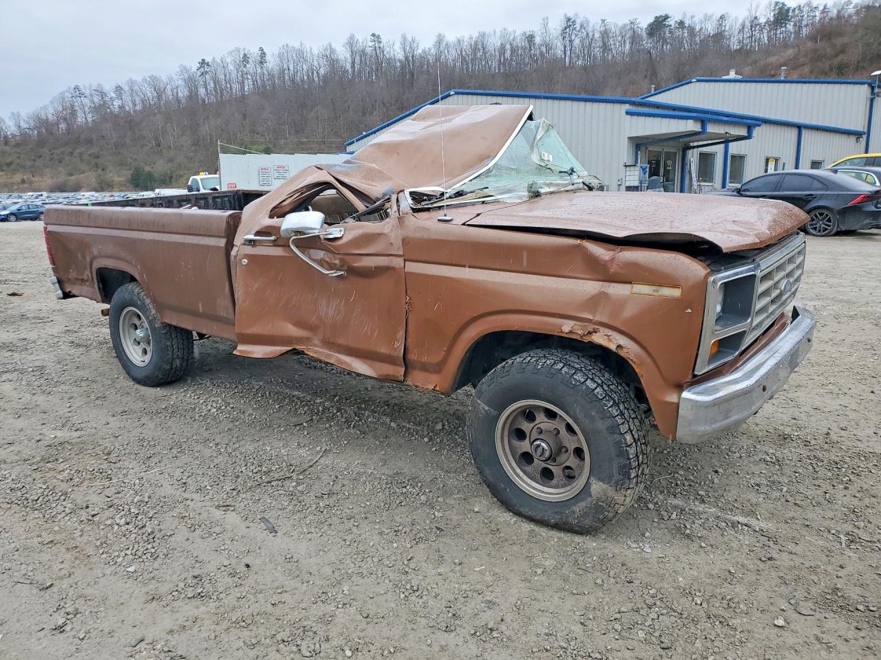 1985 Ford F150 Regular Cab Brown vin: 1FTEF14Y8FNA87362