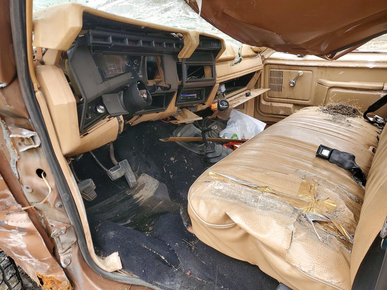 1985 Ford F150 Regular Cab Brown vin: 1FTEF14Y8FNA87362