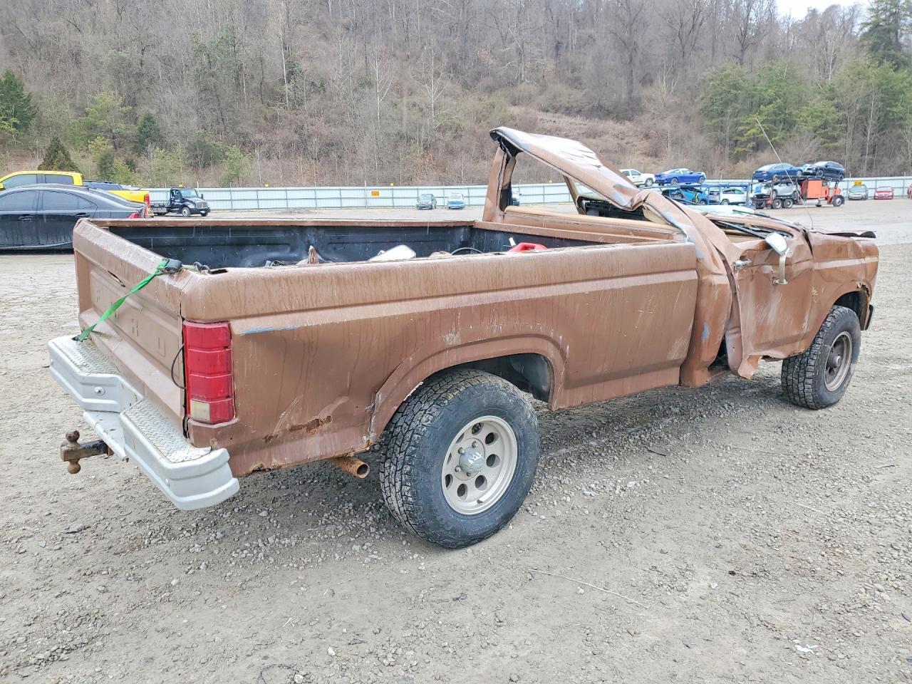 1985 Ford F150 Regular Cab Brown vin: 1FTEF14Y8FNA87362