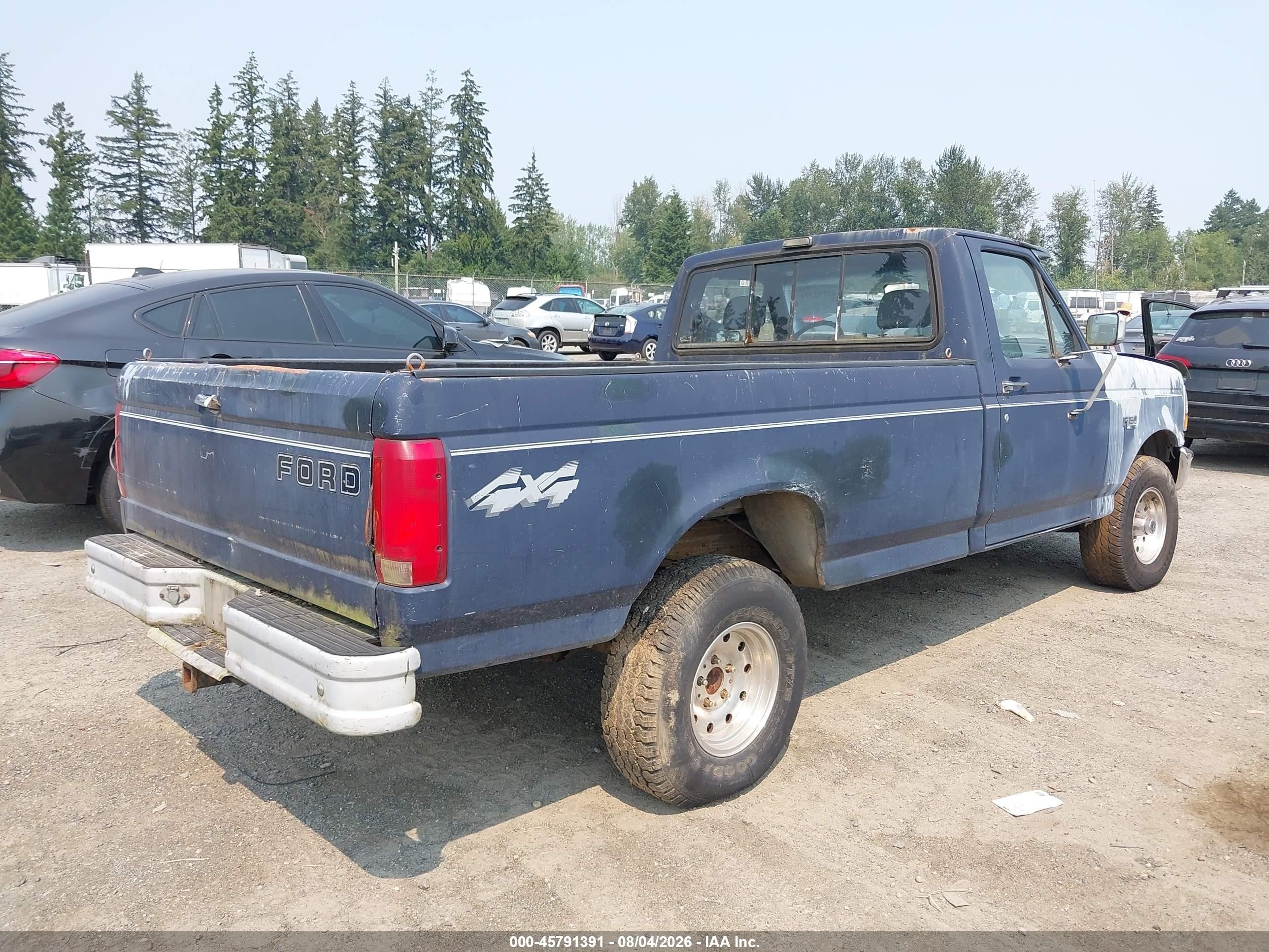 1993 Ford F150   Dark Blue vin: 1FTEF14Y8PLA02078