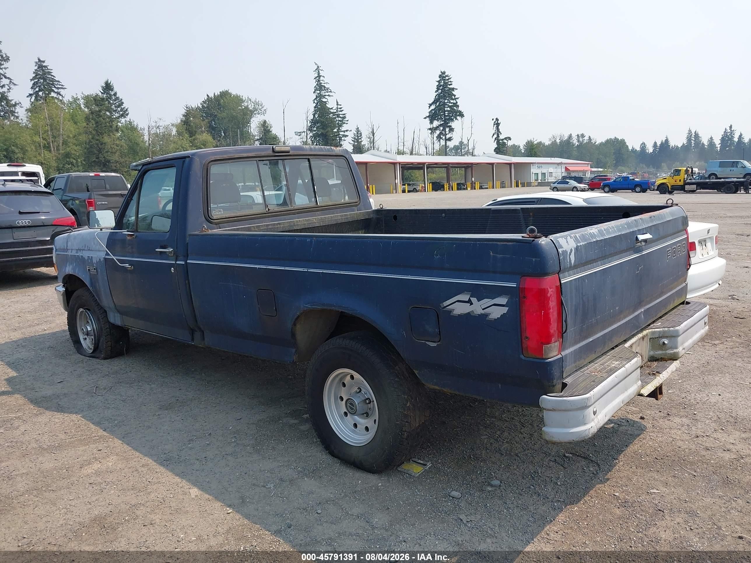 1993 Ford F150   Dark Blue vin: 1FTEF14Y8PLA02078