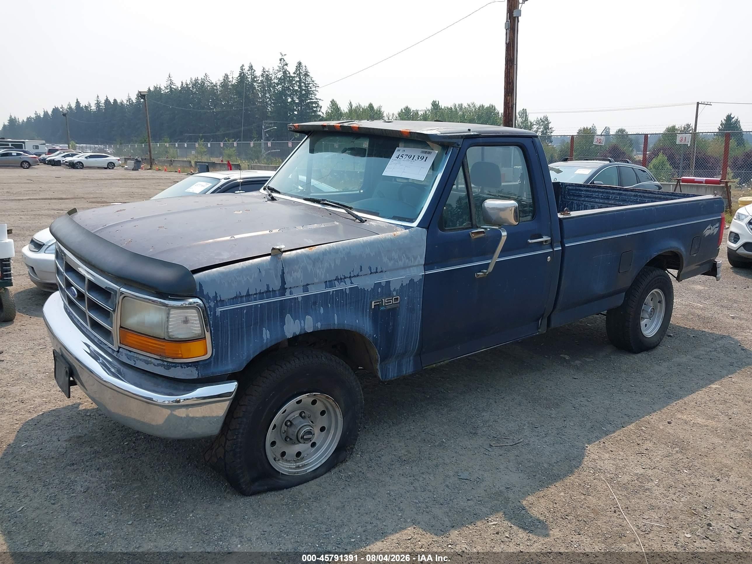 1993 Ford F150   Dark Blue vin: 1FTEF14Y8PLA02078