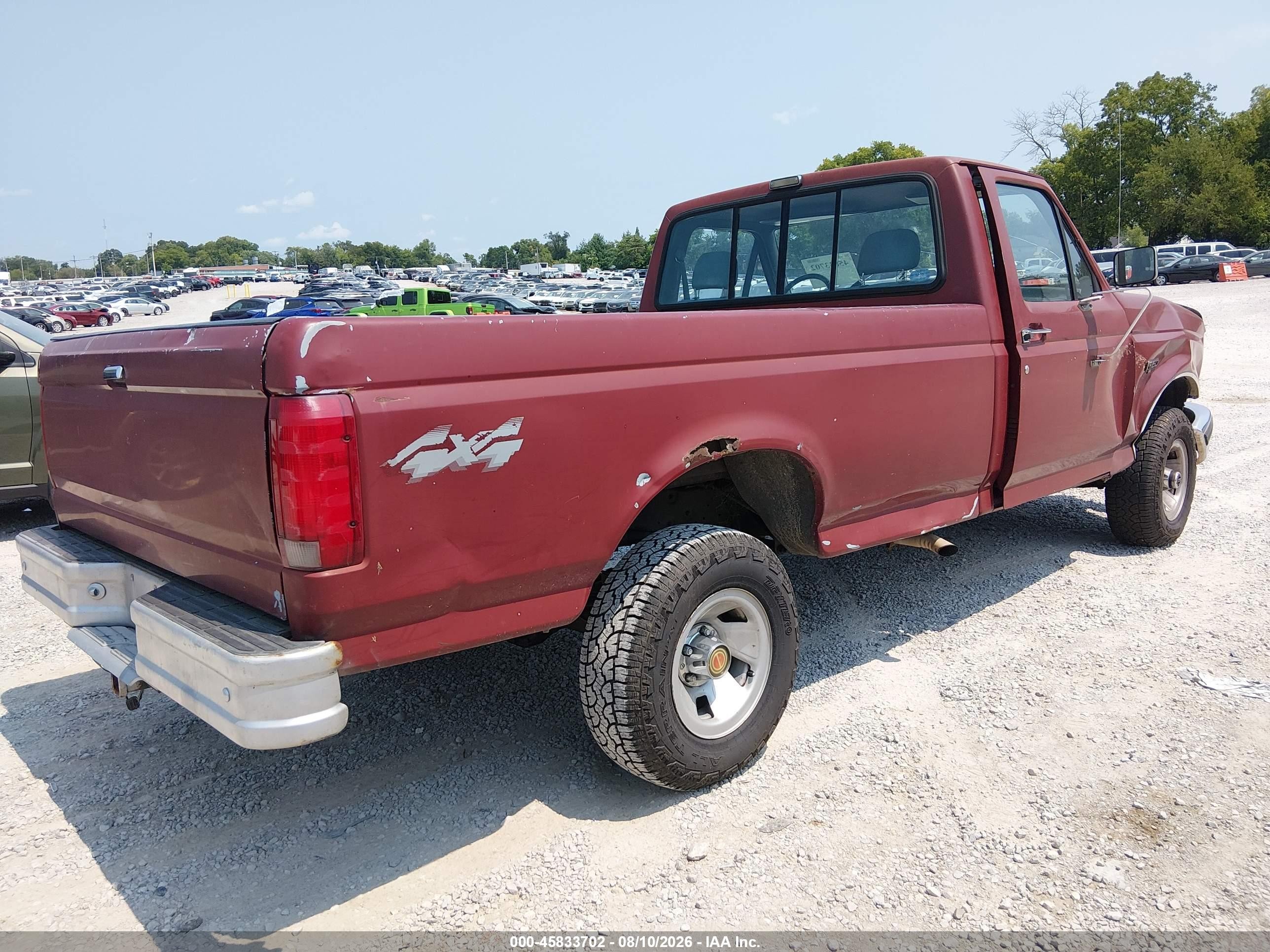 1993 Ford F150   Red vin: 1FTEF14YXPNA69009