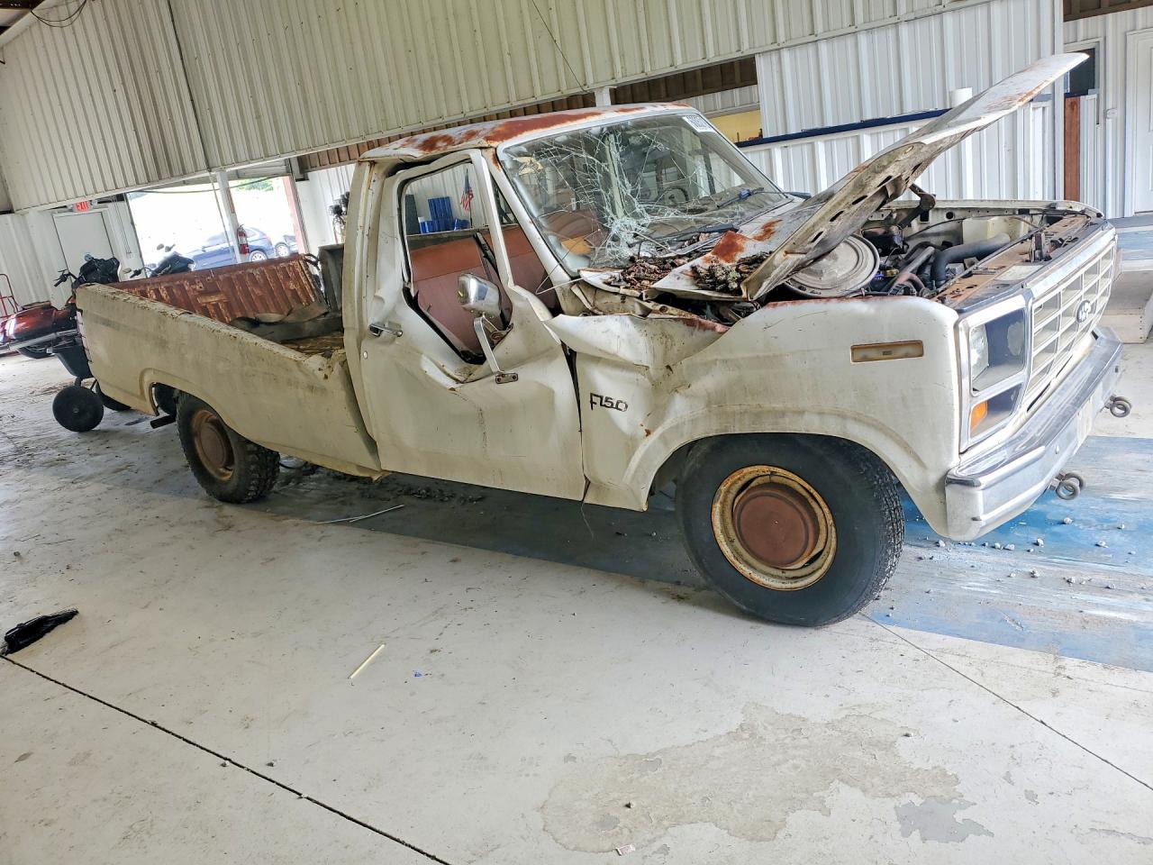 1982 Ford F150 White vin: 1FTEF15E2CNA38383