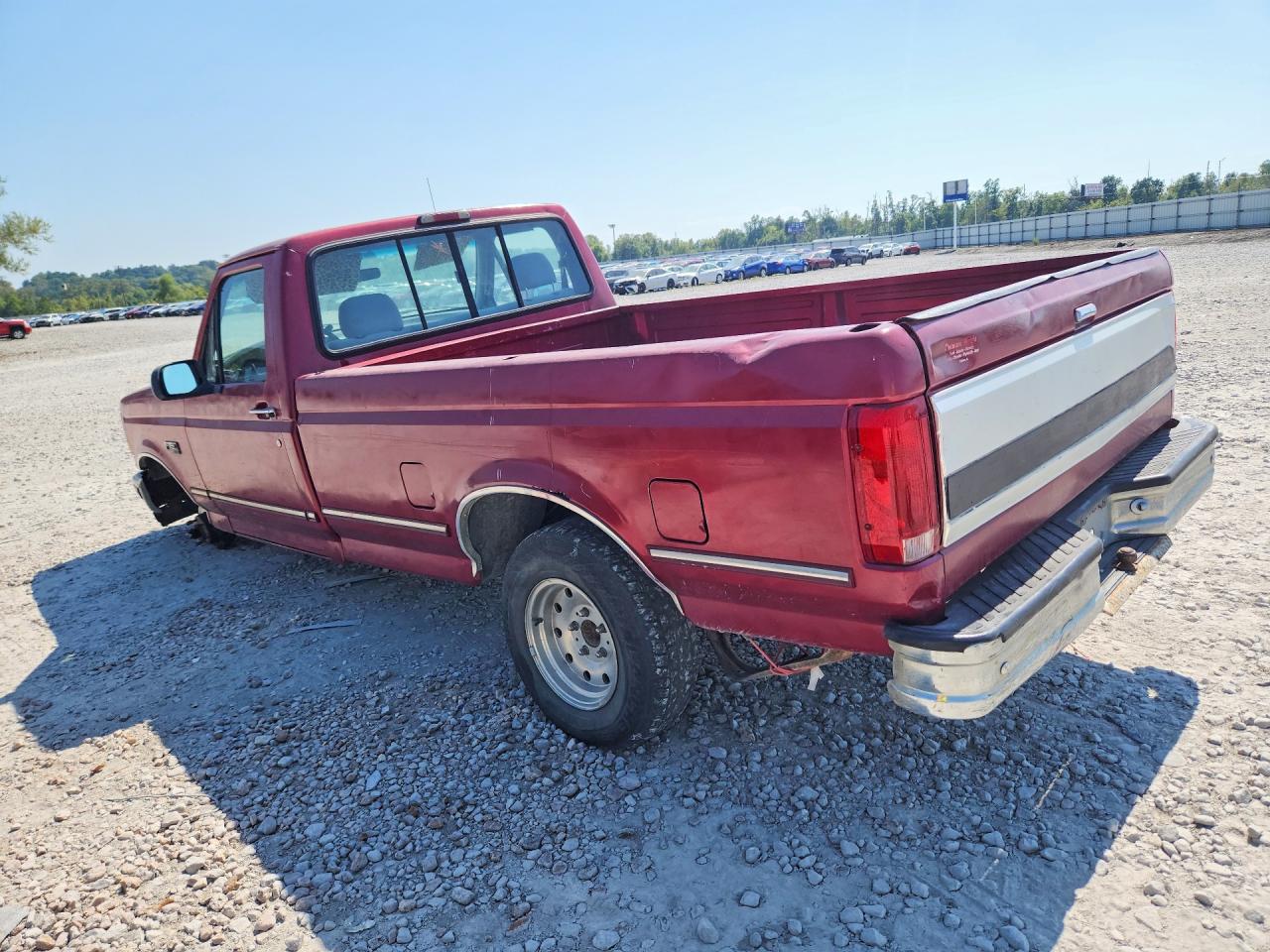 1995 Ford F150 Red vin: 1FTEF15H0SLA80605
