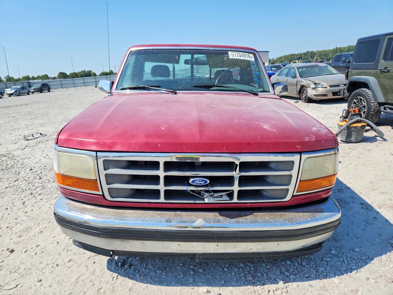 1995 Ford F150 Red vin: 1FTEF15H0SLA80605