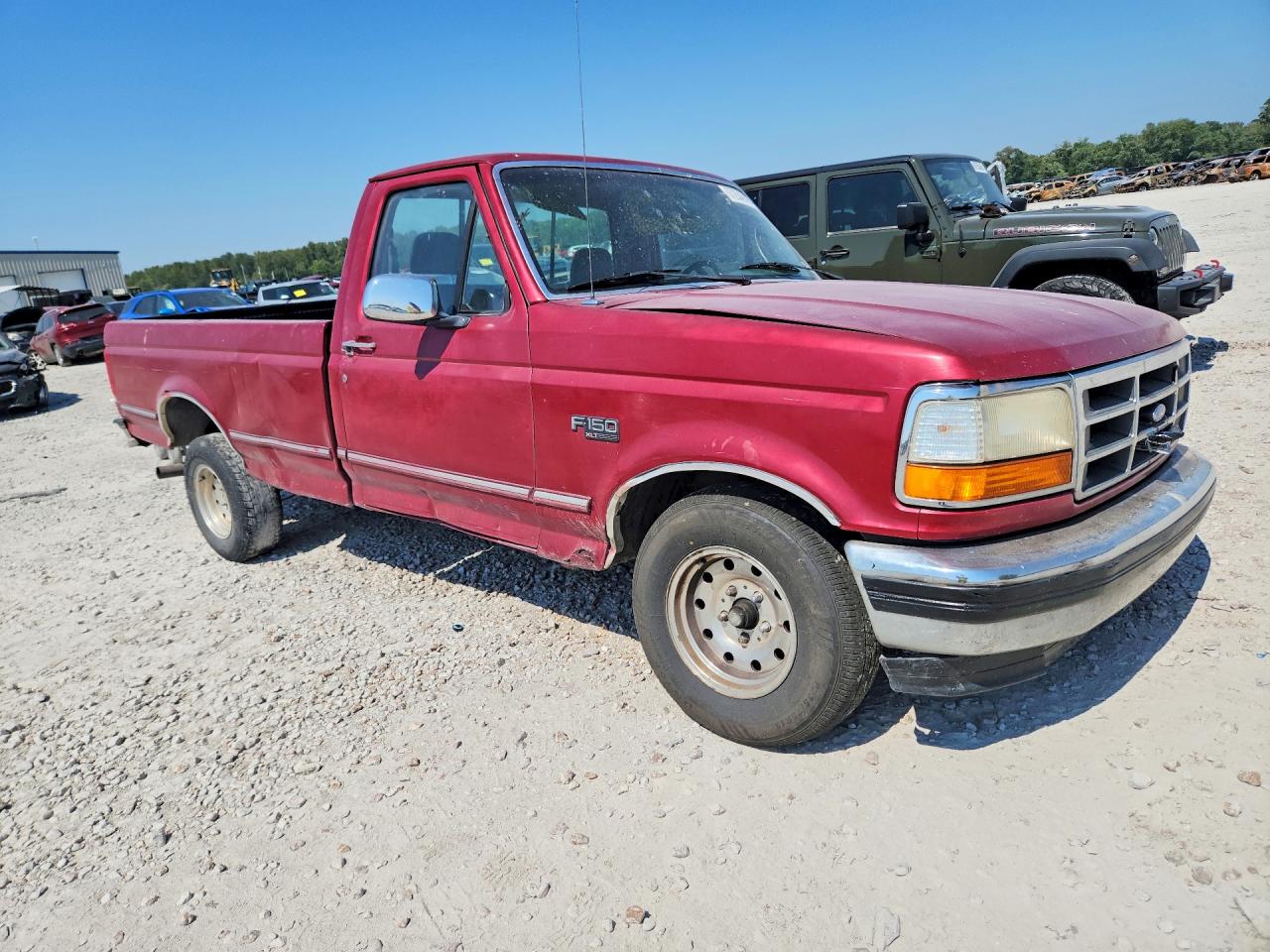 1995 Ford F150 Red vin: 1FTEF15H0SLA80605