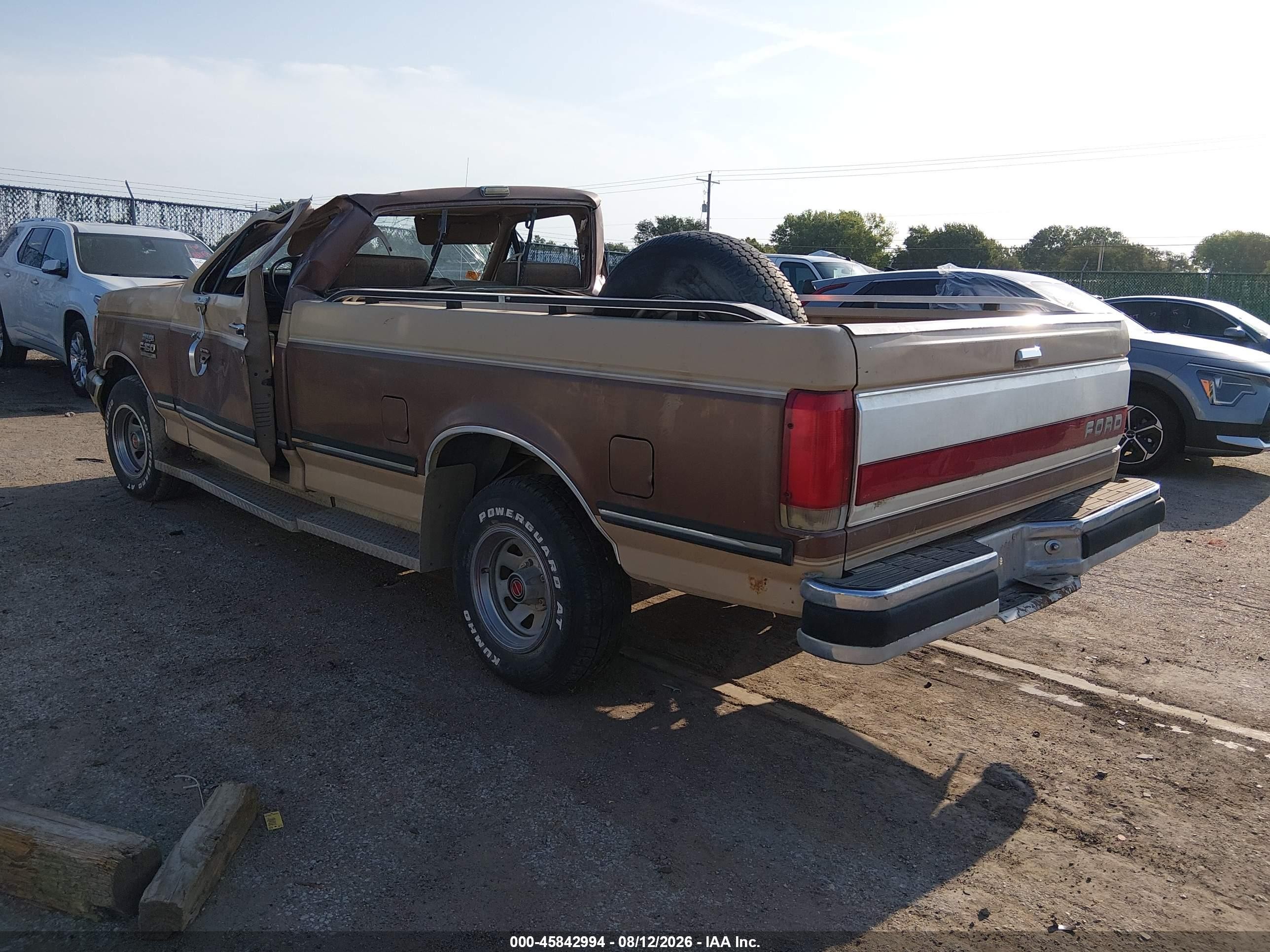 1989 Ford F150   Brown vin: 1FTEF15H3KKA51332