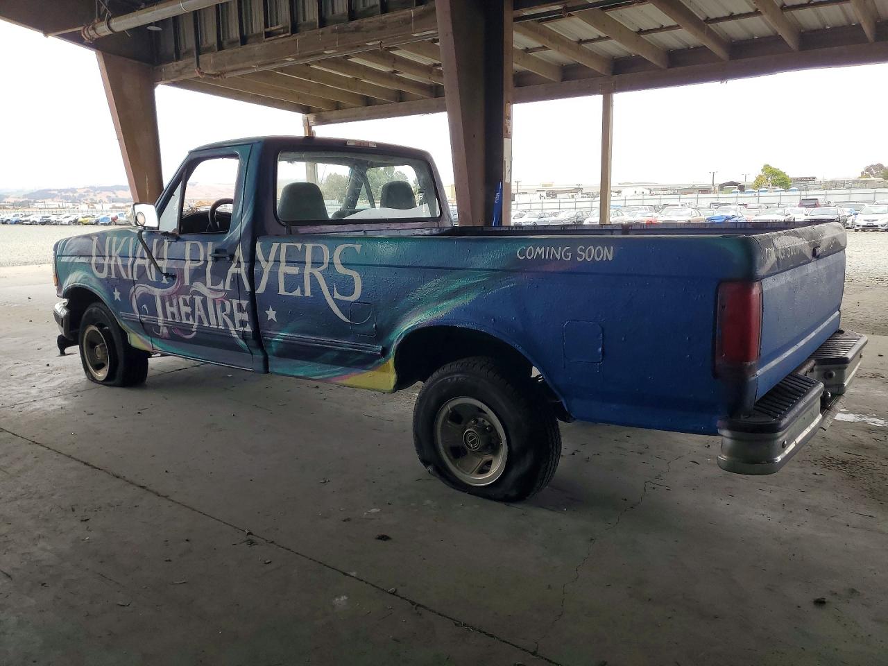 1996 Ford F150 Blue vin: 1FTEF15H4TLA76994