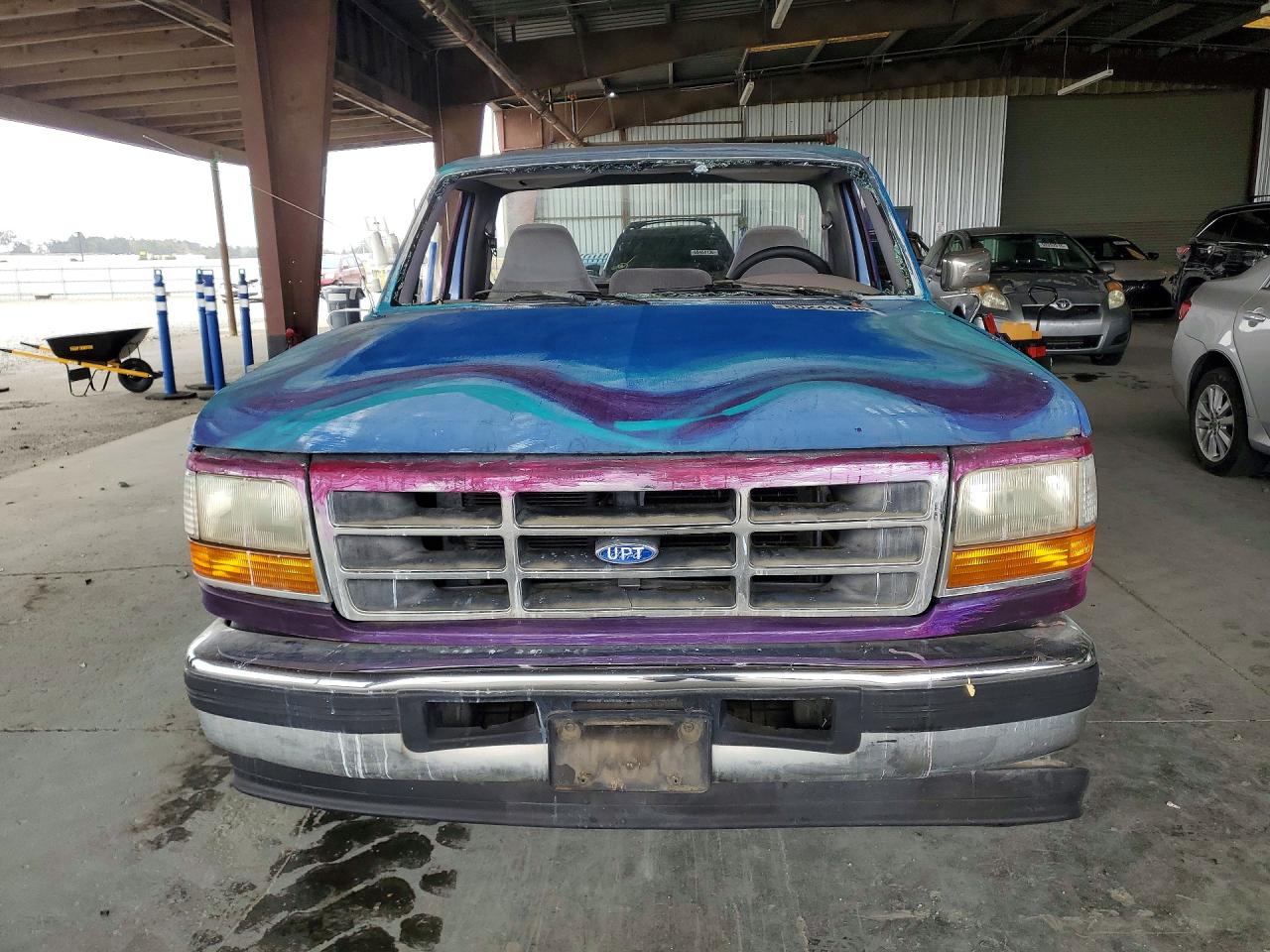 1996 Ford F150 Blue vin: 1FTEF15H4TLA76994
