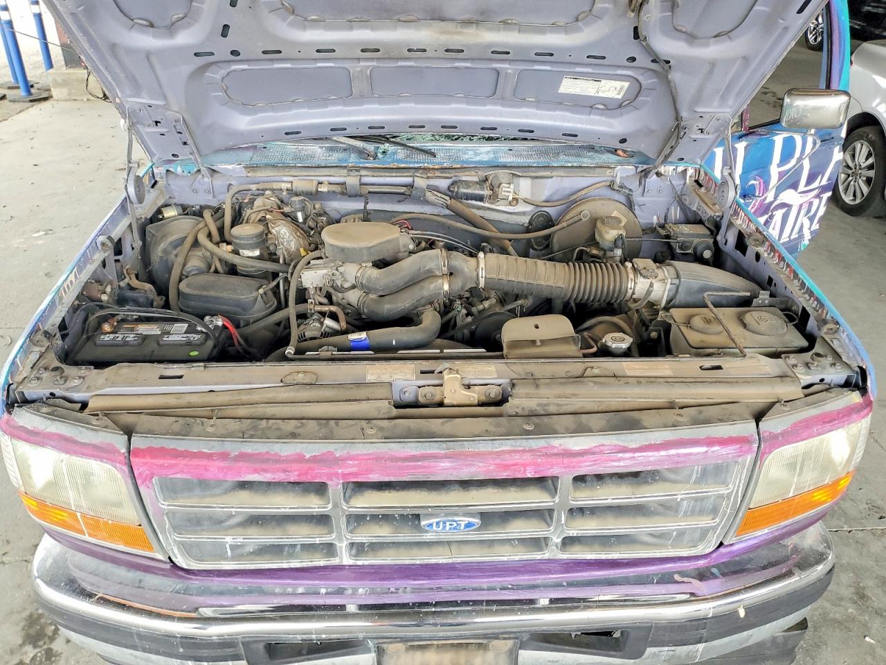 1996 Ford F150 Blue vin: 1FTEF15H4TLA76994