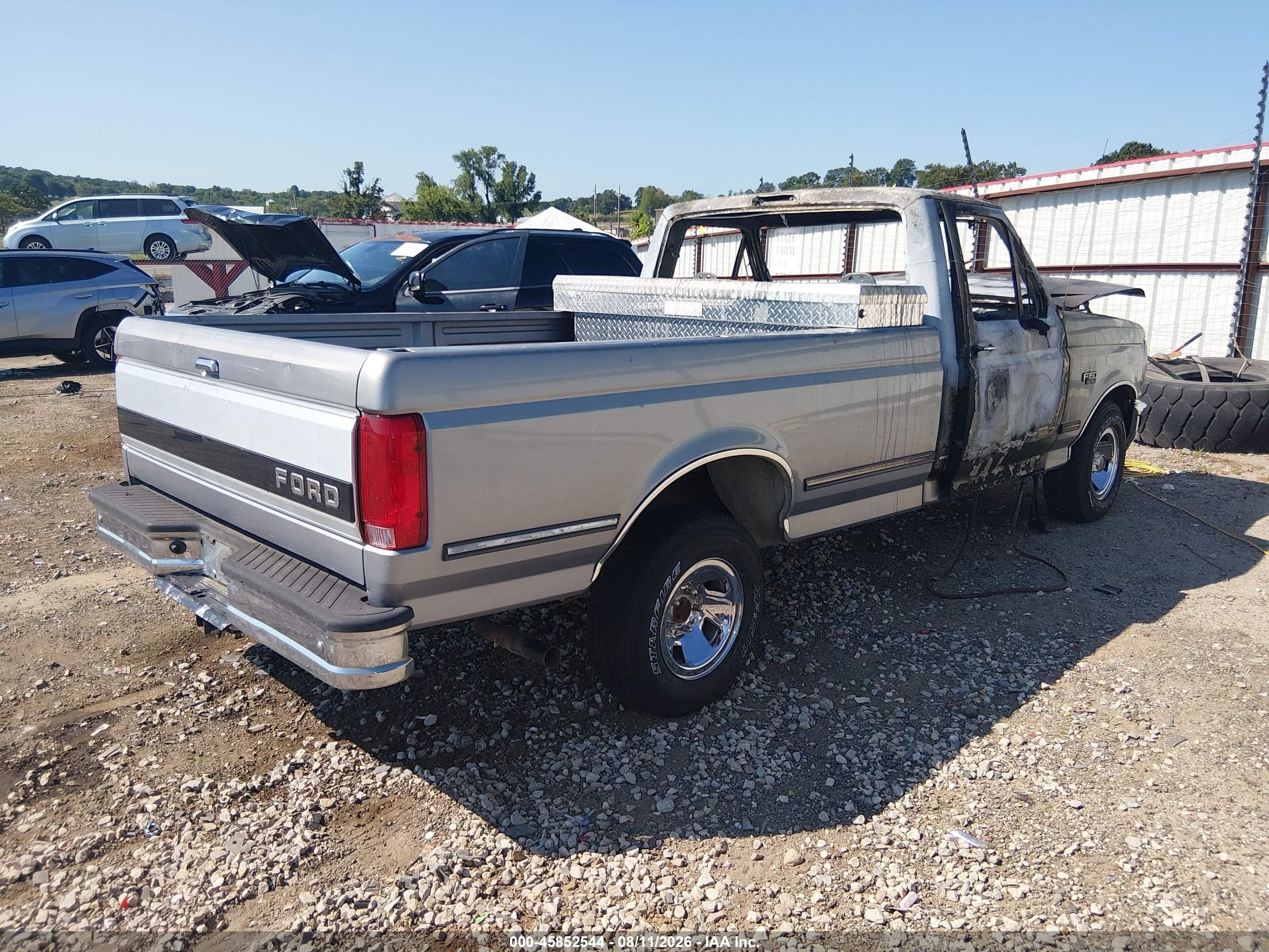 1995 Ford F150 Gray vin: 1FTEF15N0SLA07689