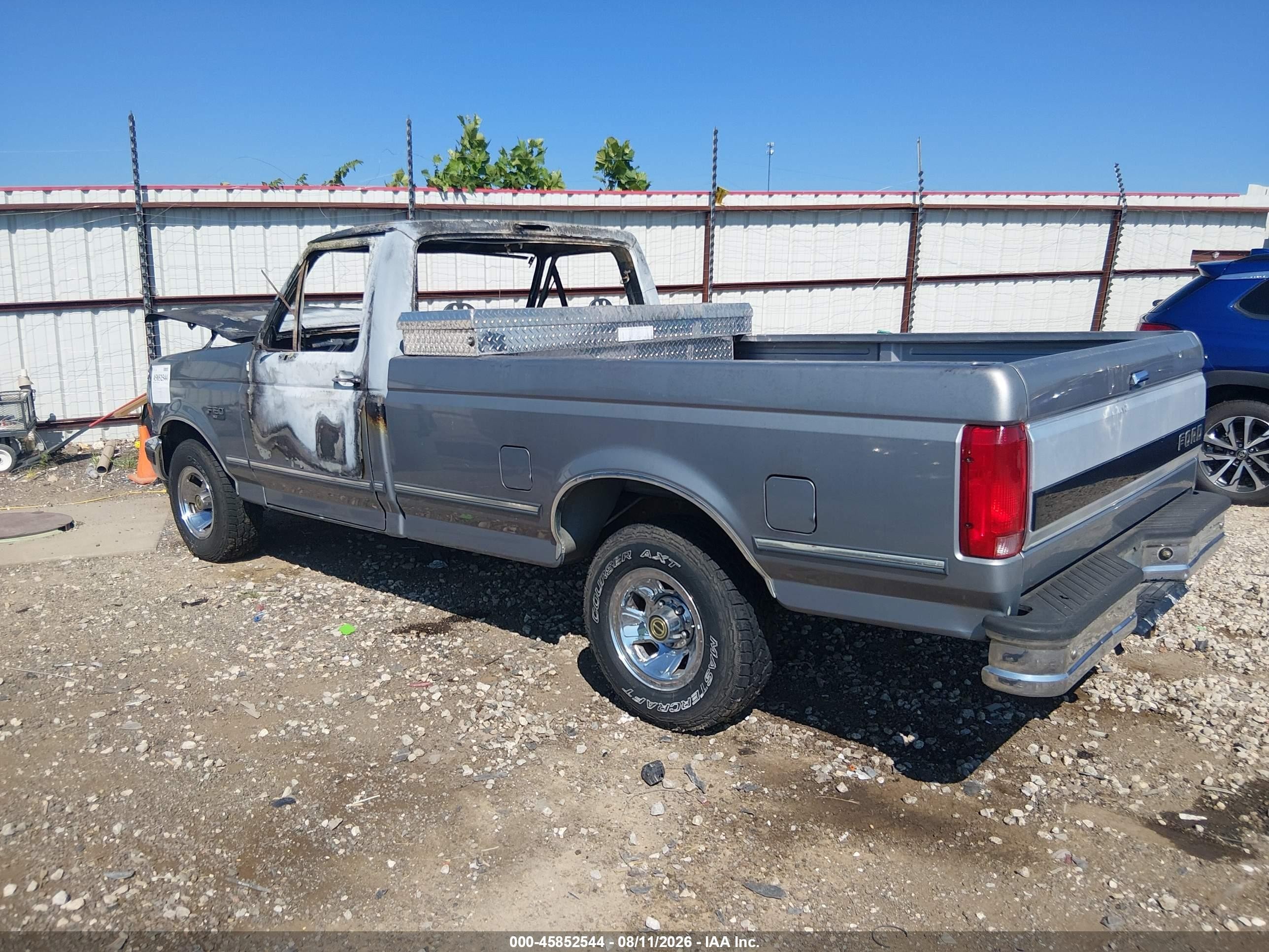1995 Ford F150 Gray vin: 1FTEF15N0SLA07689