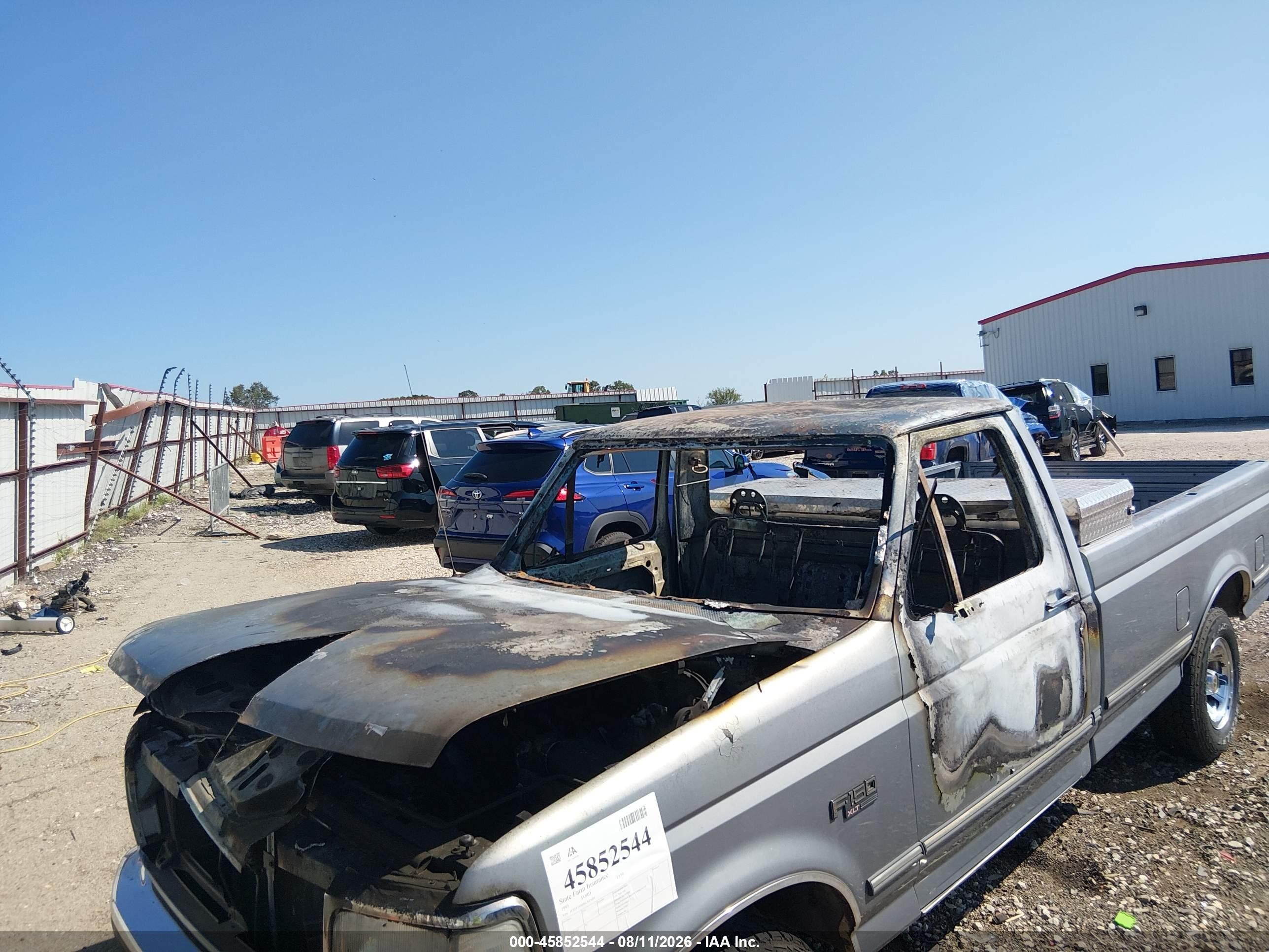 1995 Ford F150 Gray vin: 1FTEF15N0SLA07689