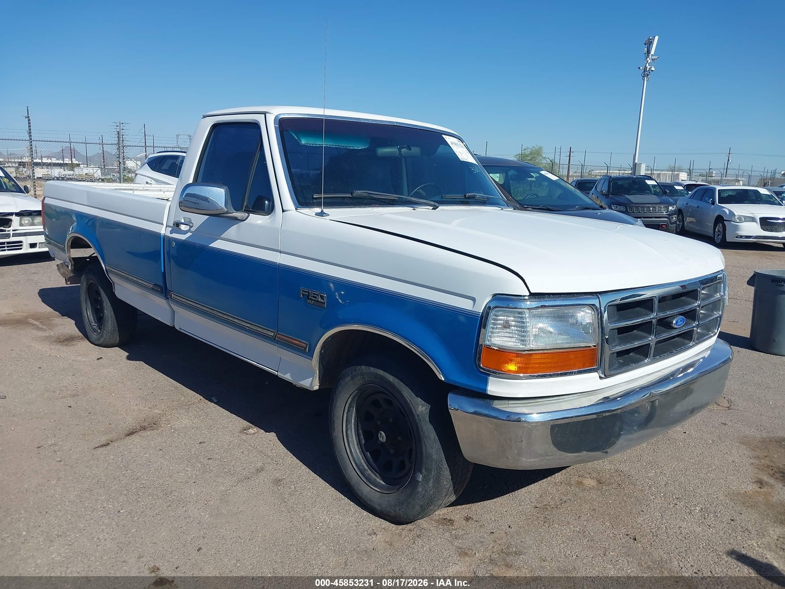 1995 Ford F150   White vin: 1FTEF15N0SLA82117