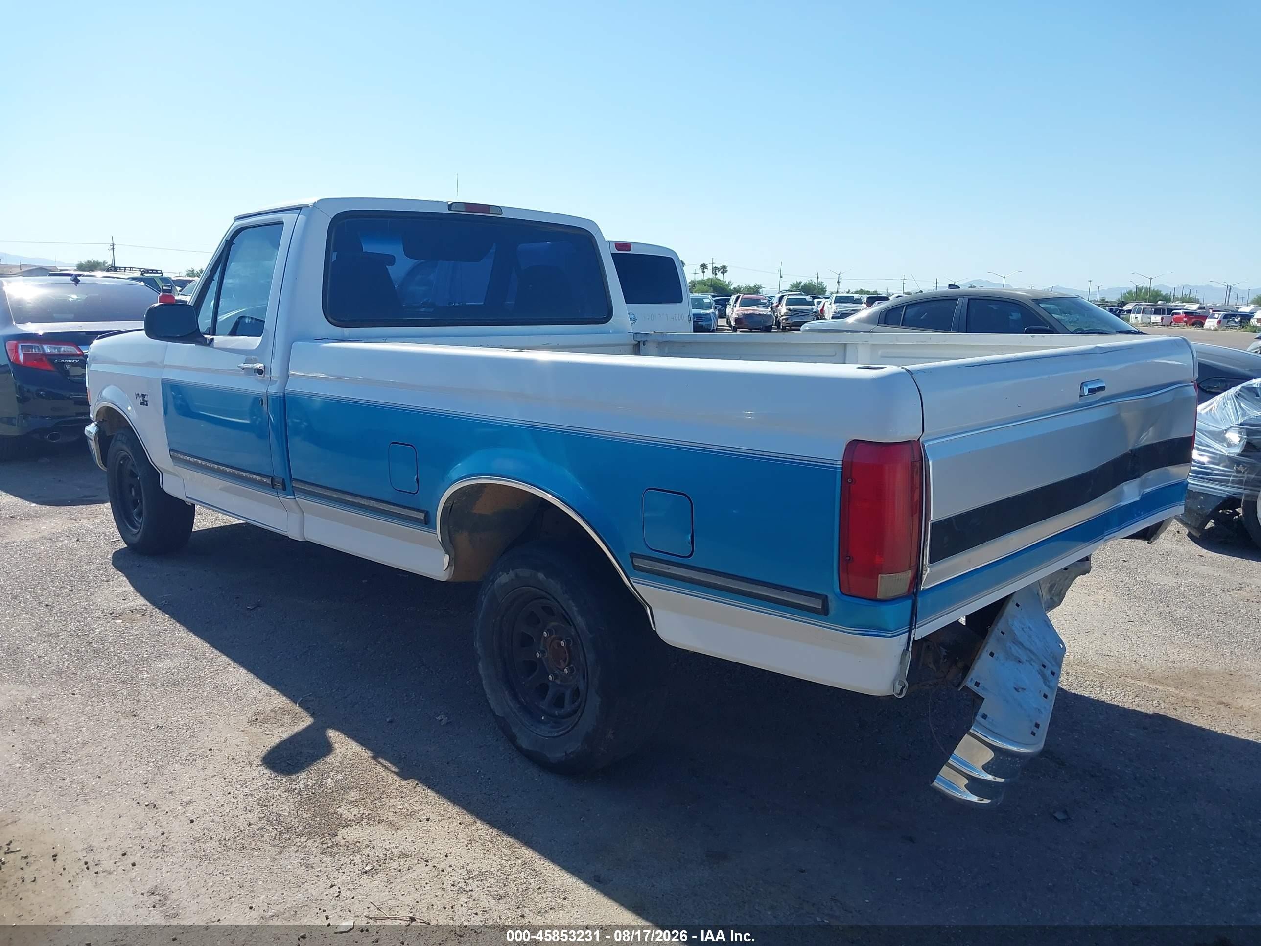 1995 Ford F150   White vin: 1FTEF15N0SLA82117