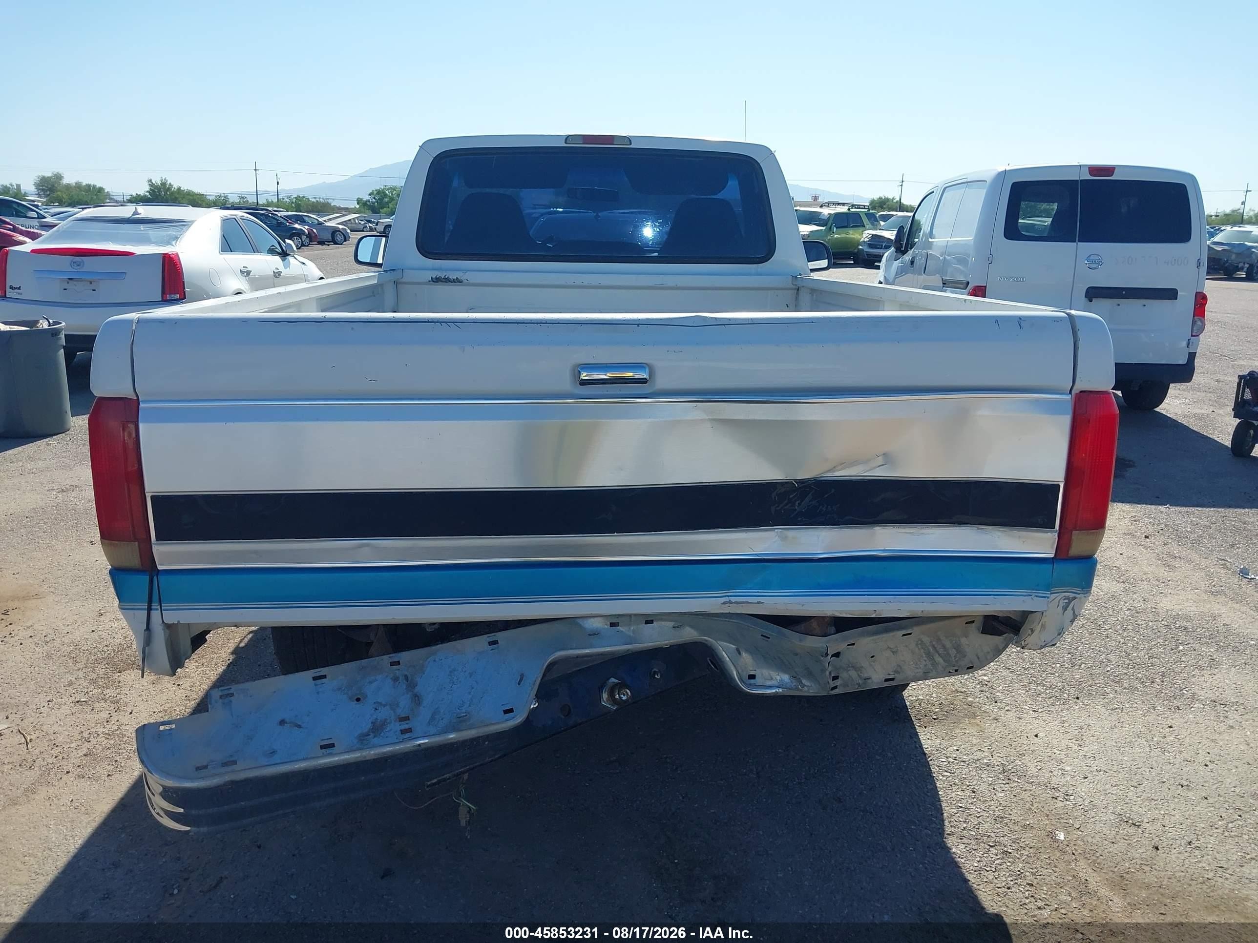 1995 Ford F150   White vin: 1FTEF15N0SLA82117