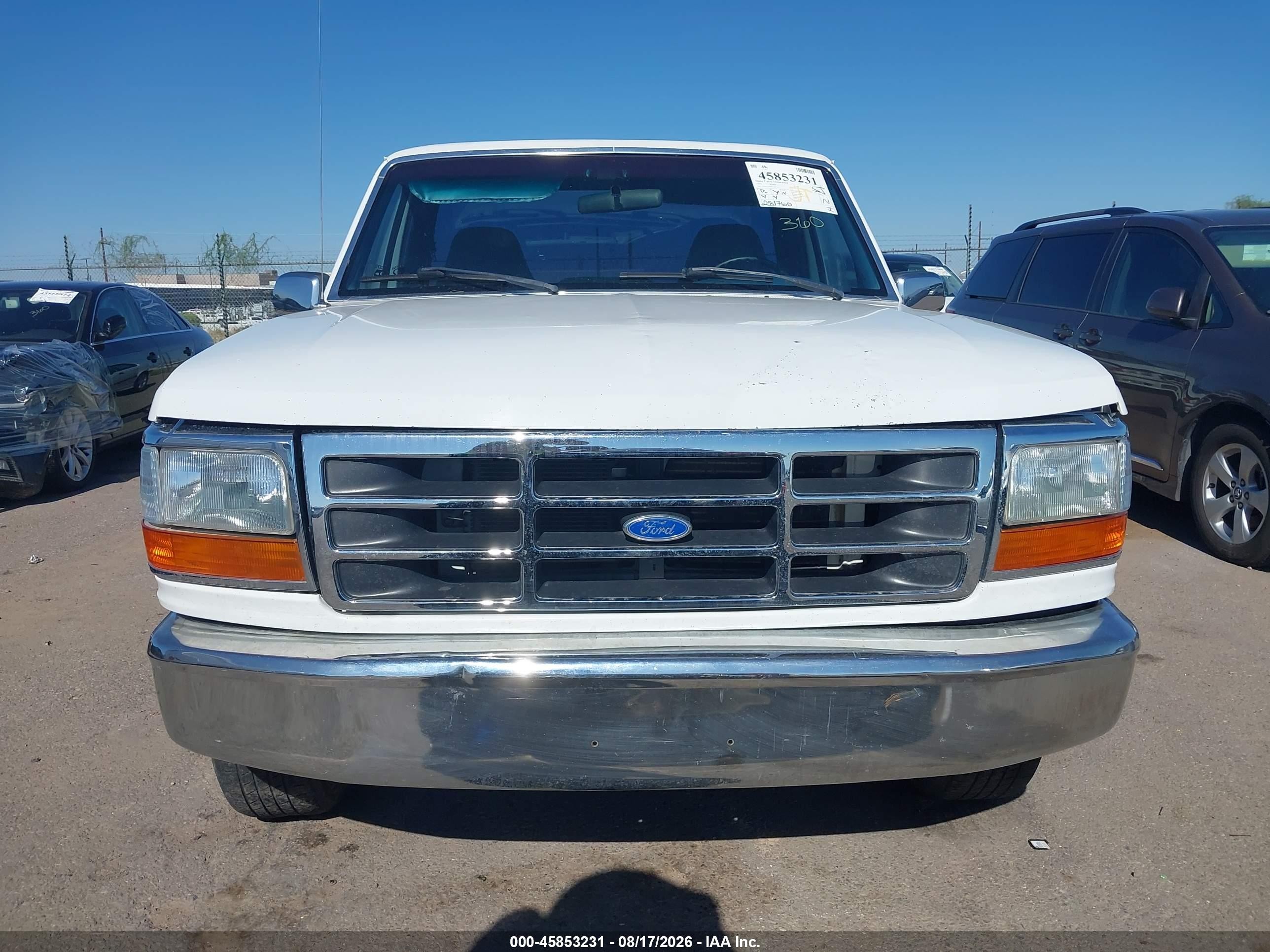 1995 Ford F150   White vin: 1FTEF15N0SLA82117
