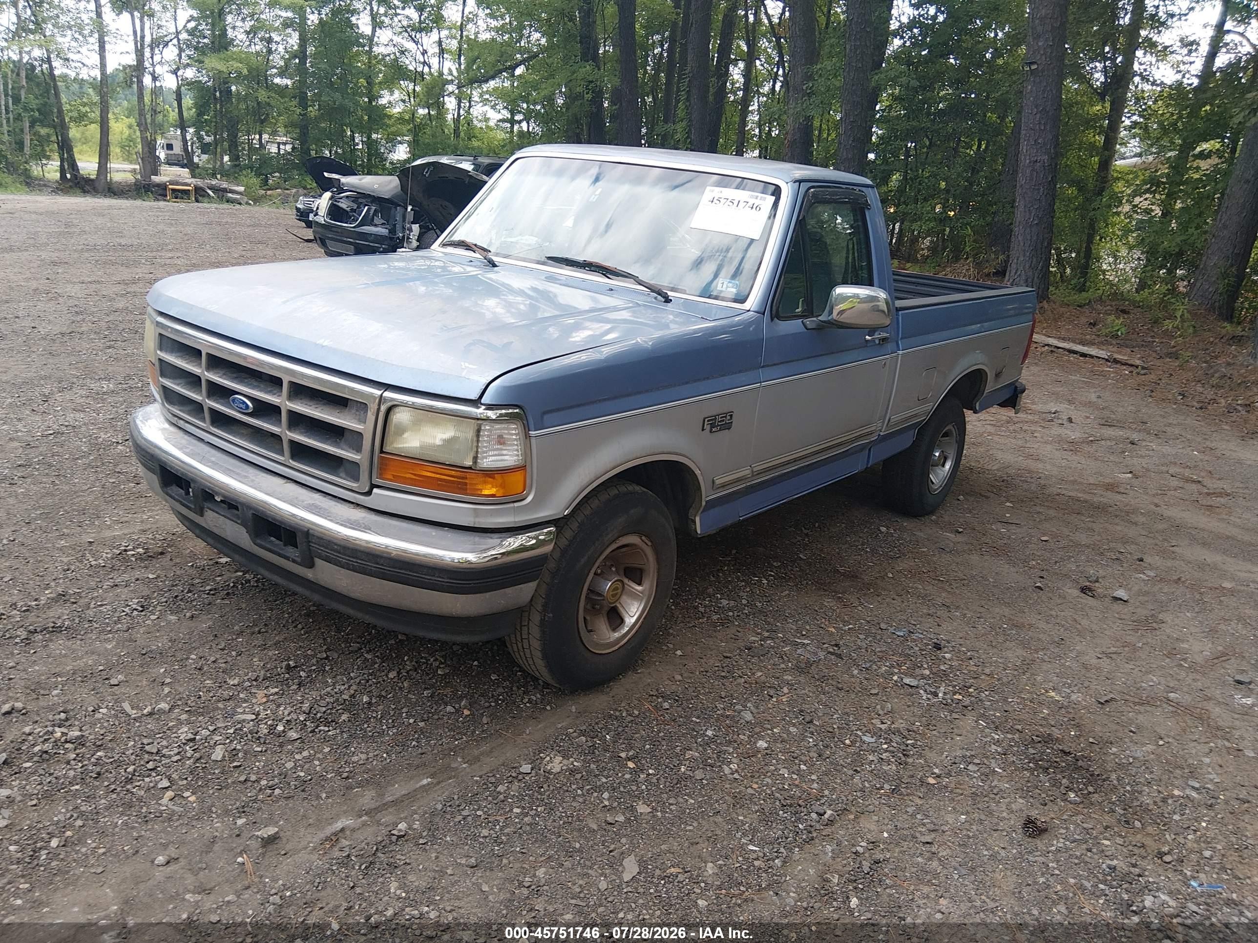 1996 Ford F150   Blue vin: 1FTEF15N0TNA00862