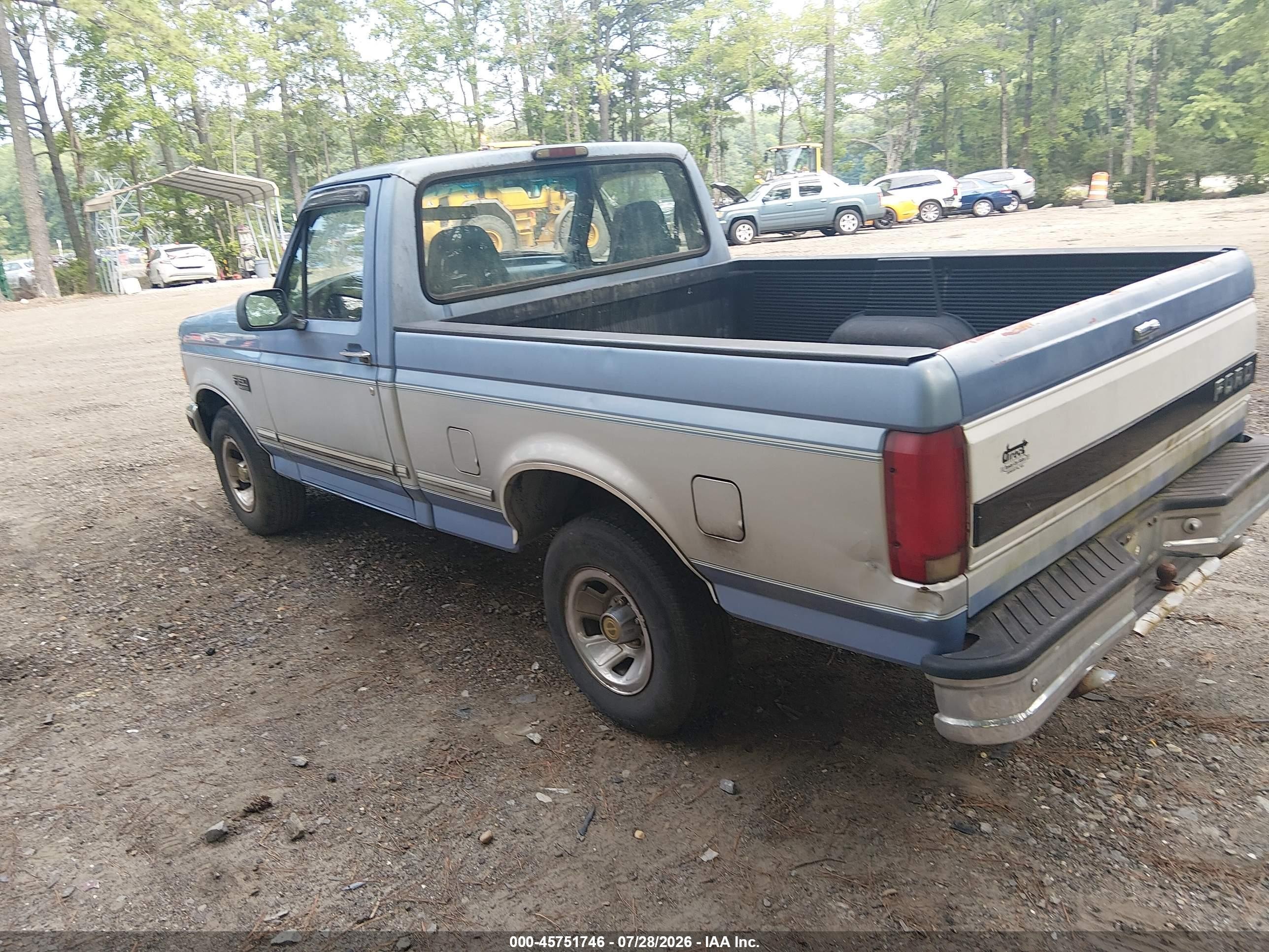 1996 Ford F150   Blue vin: 1FTEF15N0TNA00862