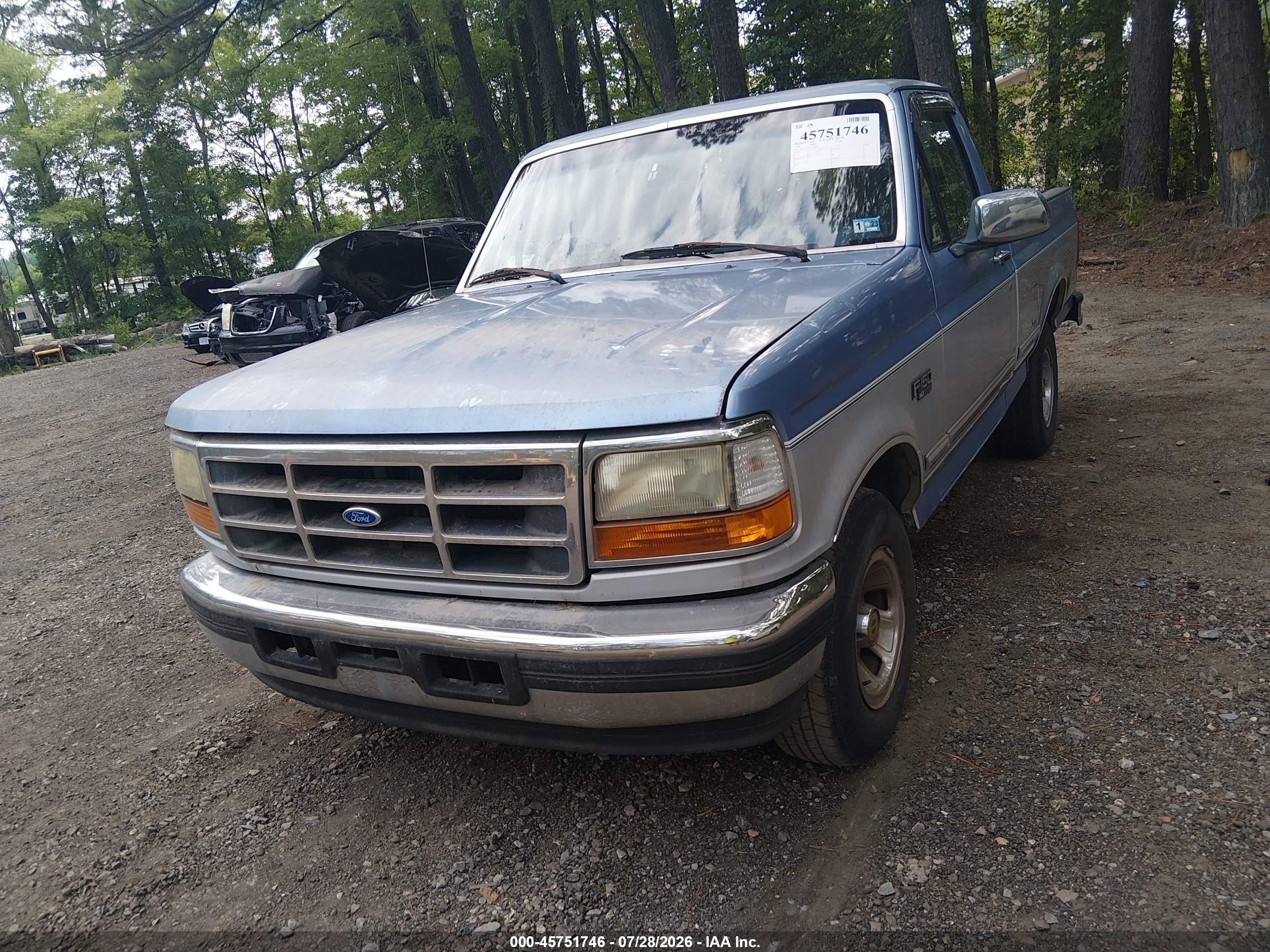 1996 Ford F150   Blue vin: 1FTEF15N0TNA00862