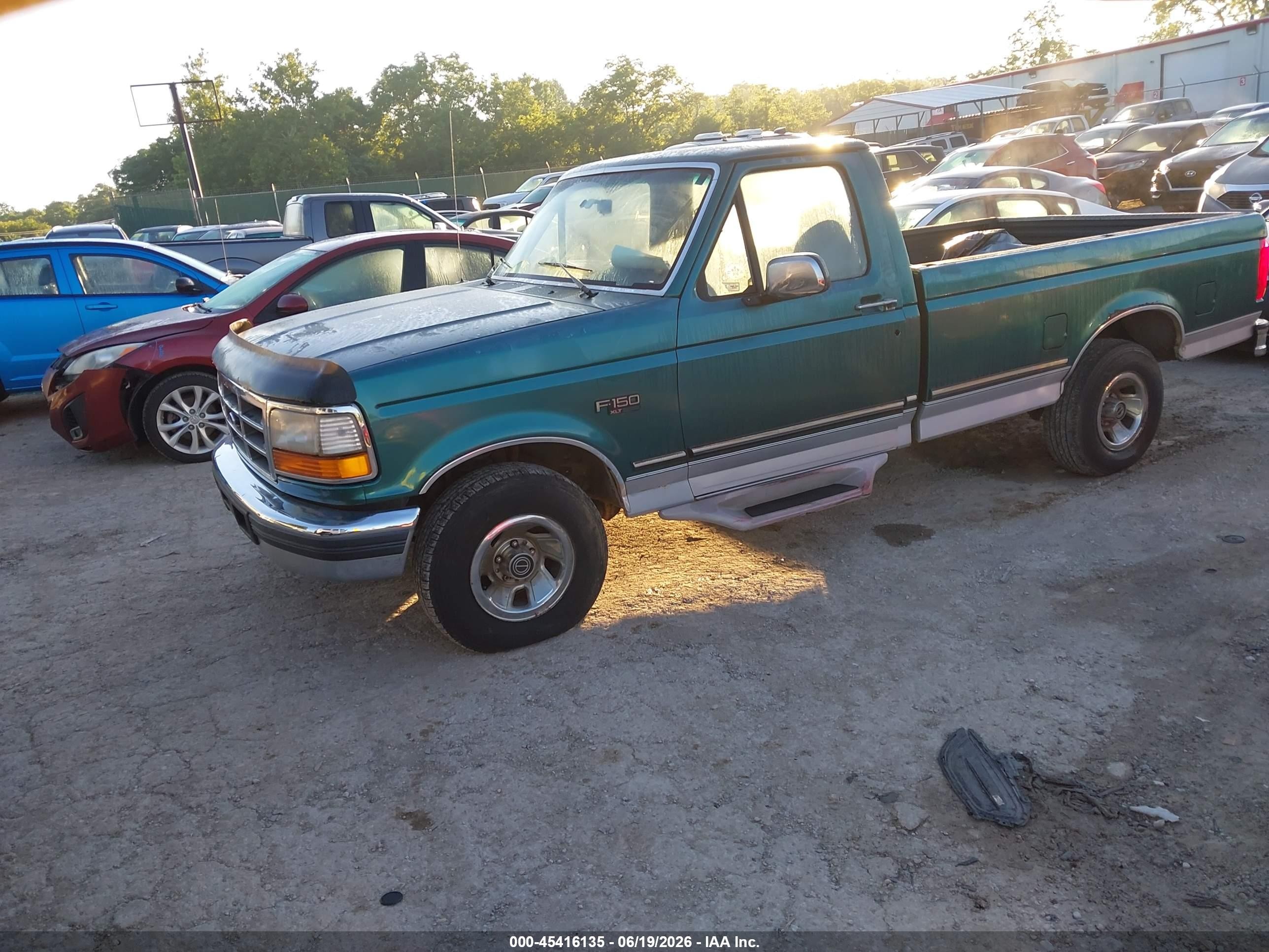 1996 Ford F150   Green vin: 1FTEF15N3TLA26237