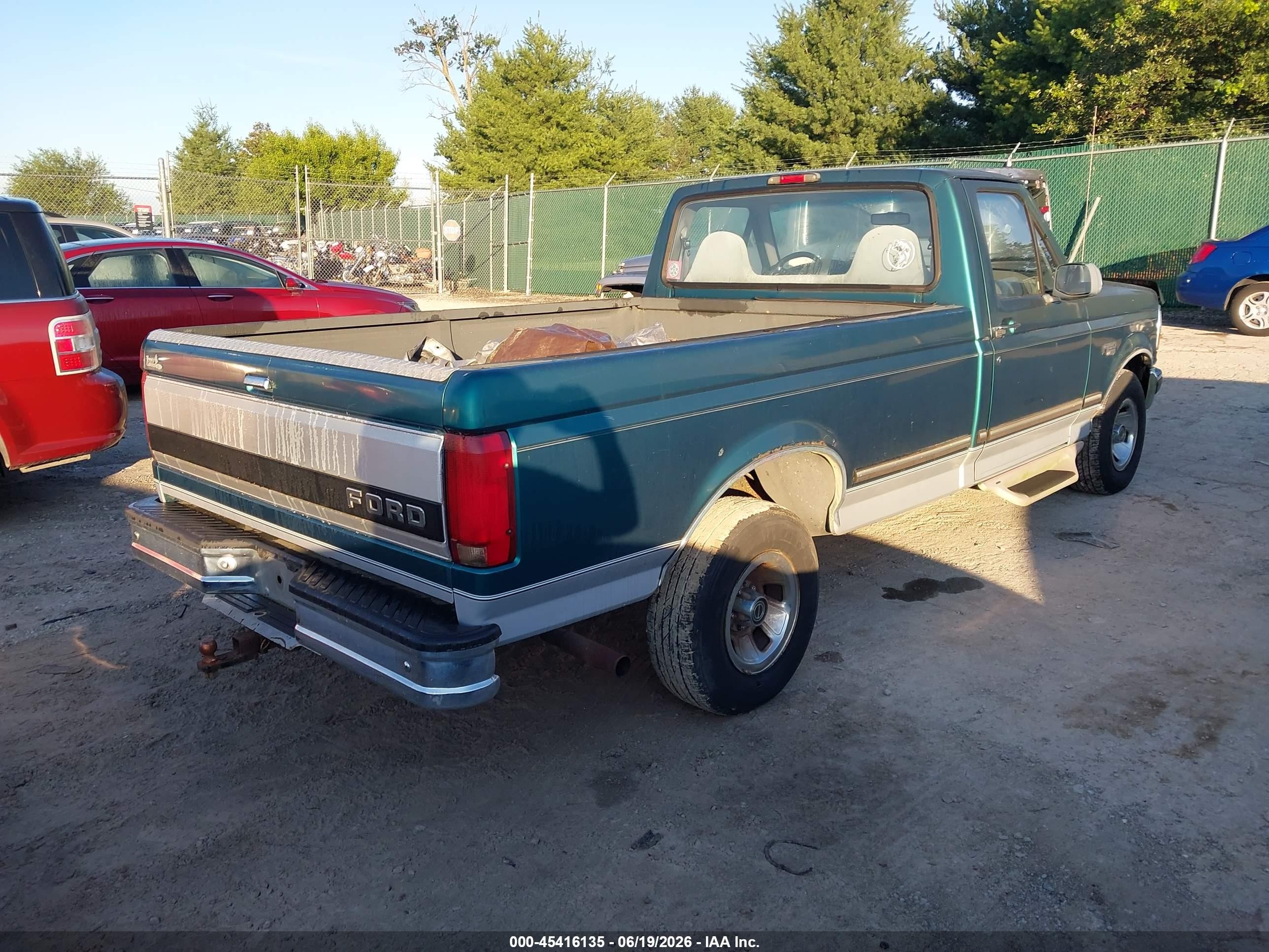 1996 Ford F150   Green vin: 1FTEF15N3TLA26237