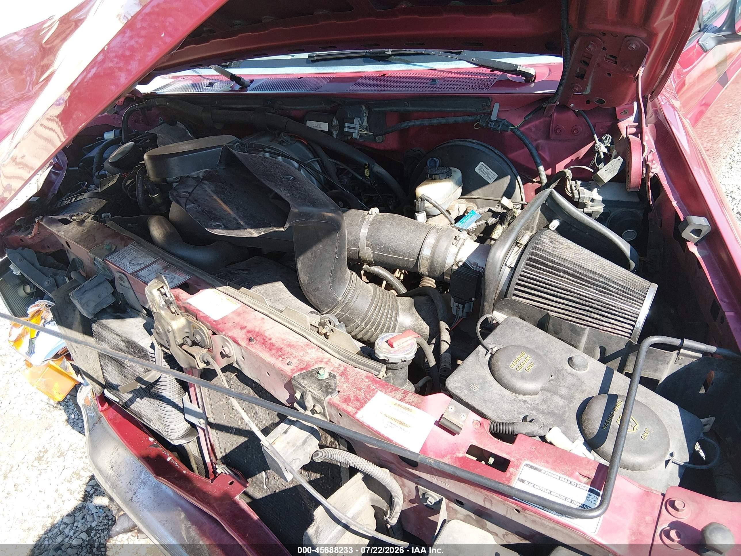 1995 Ford F150 Red vin: 1FTEF15N4SNB13566