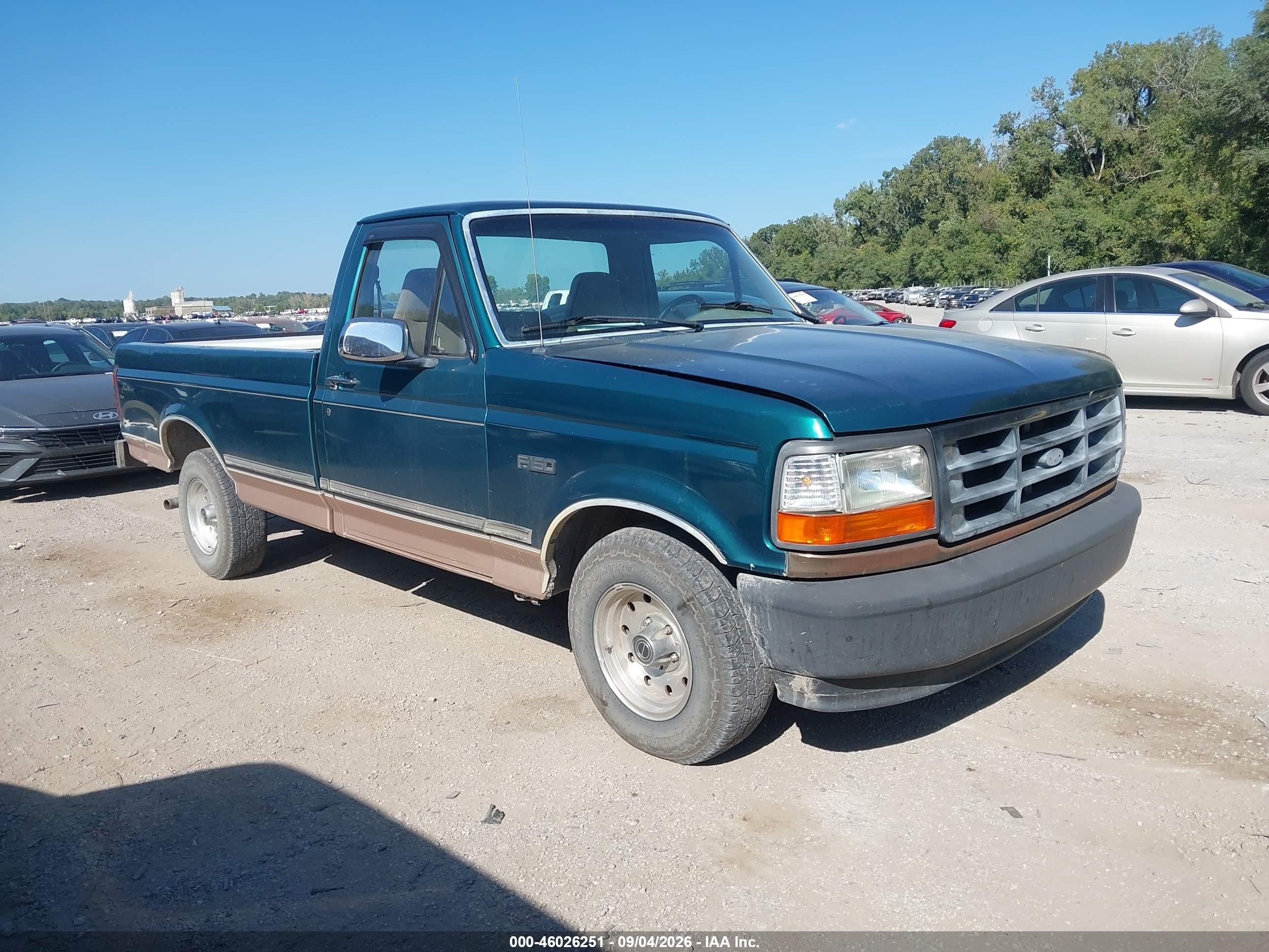 1996 Ford F150   Green vin: 1FTEF15N4TLA94983