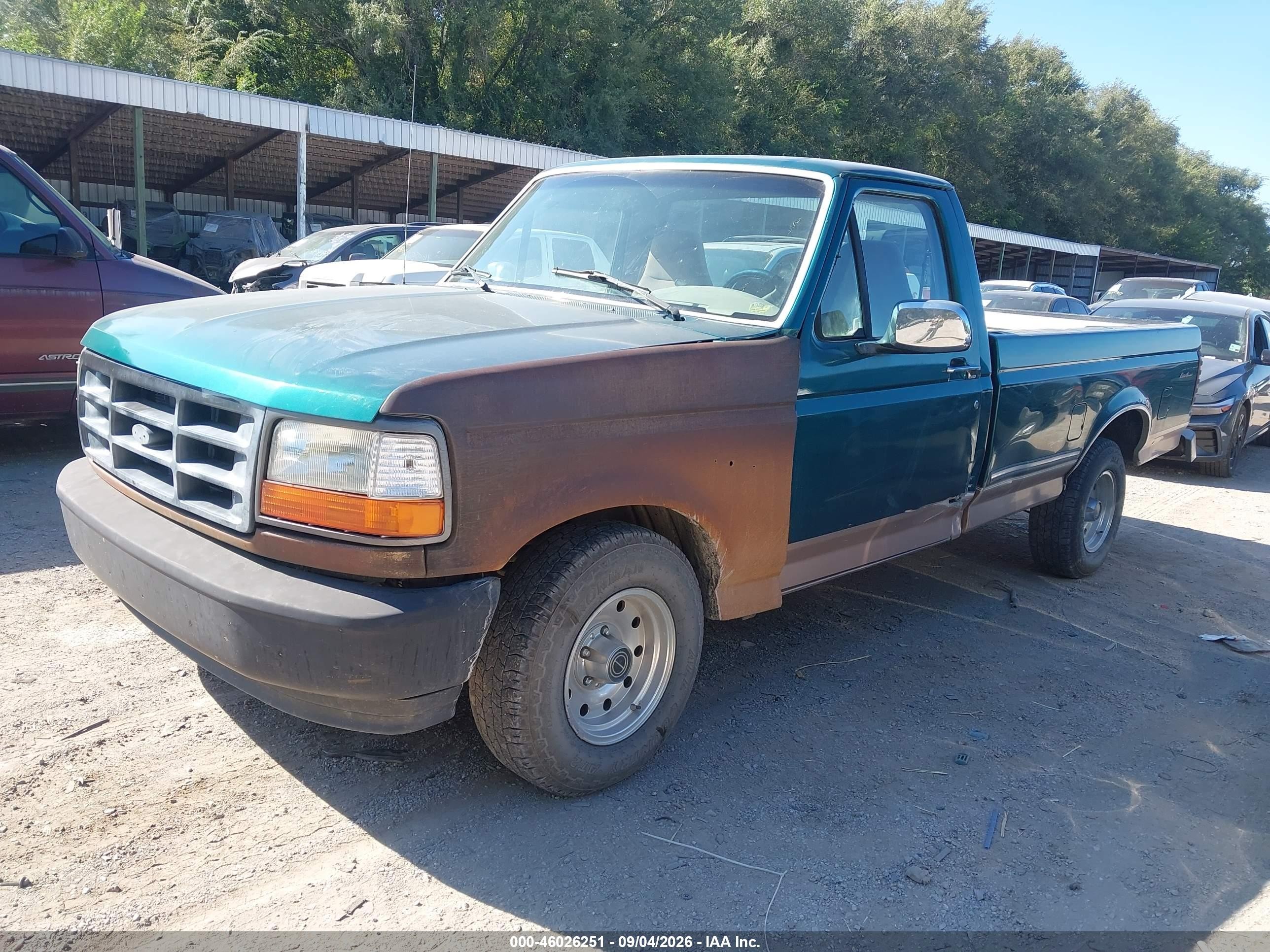 1996 Ford F150   Green vin: 1FTEF15N4TLA94983