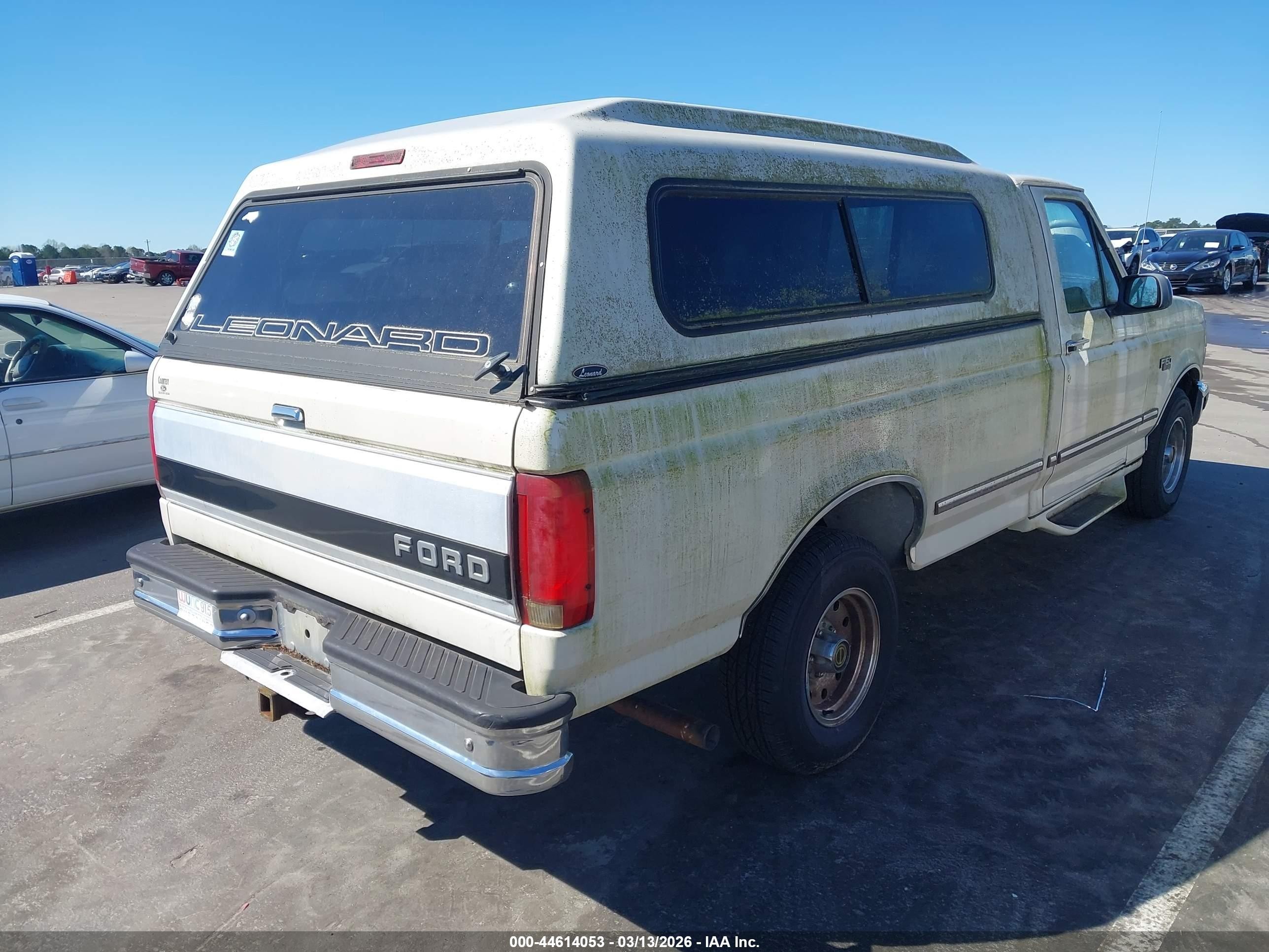 1996 Ford F150   White vin: 1FTEF15N5TLC19635