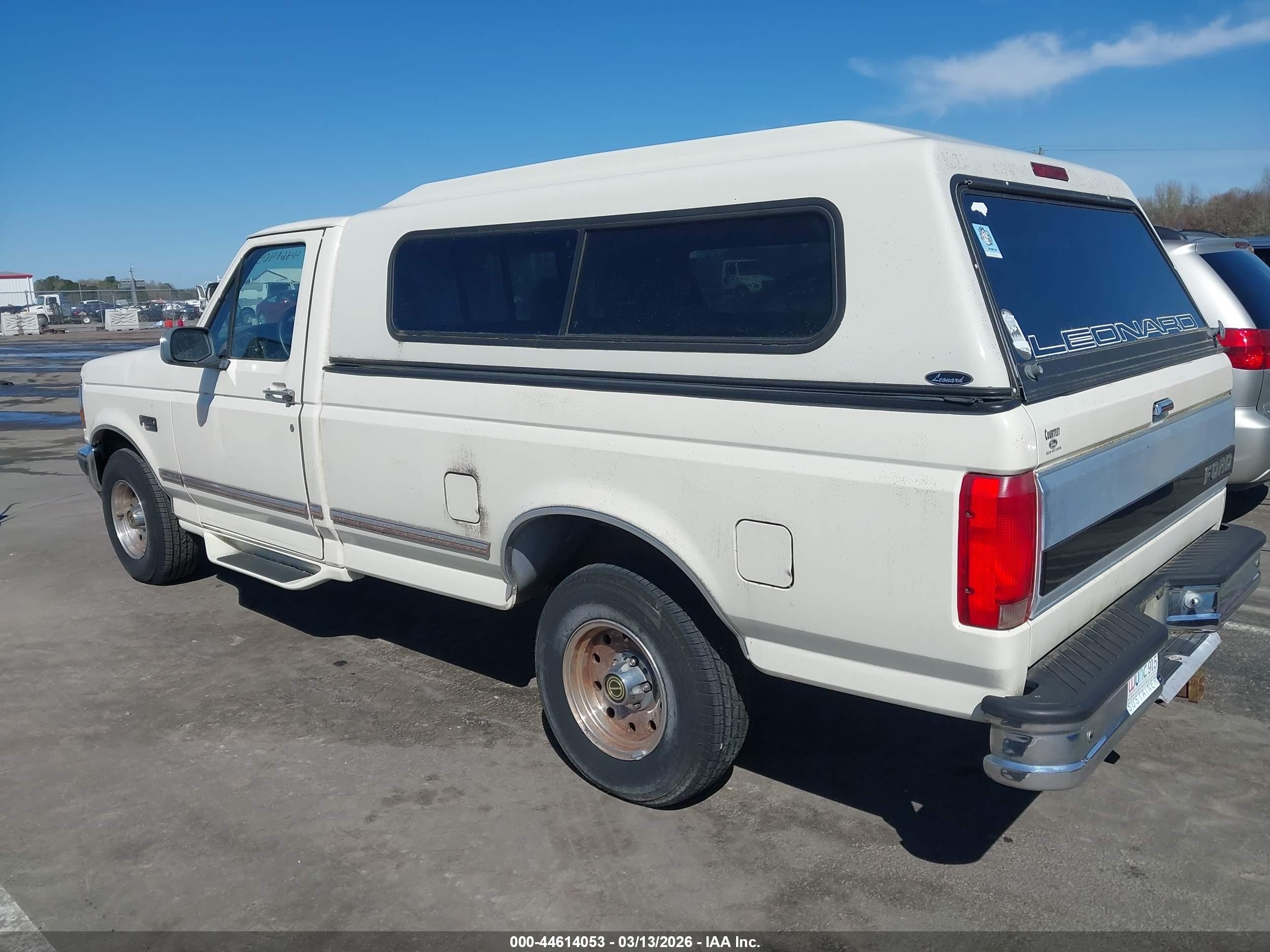 1996 Ford F150   White vin: 1FTEF15N5TLC19635