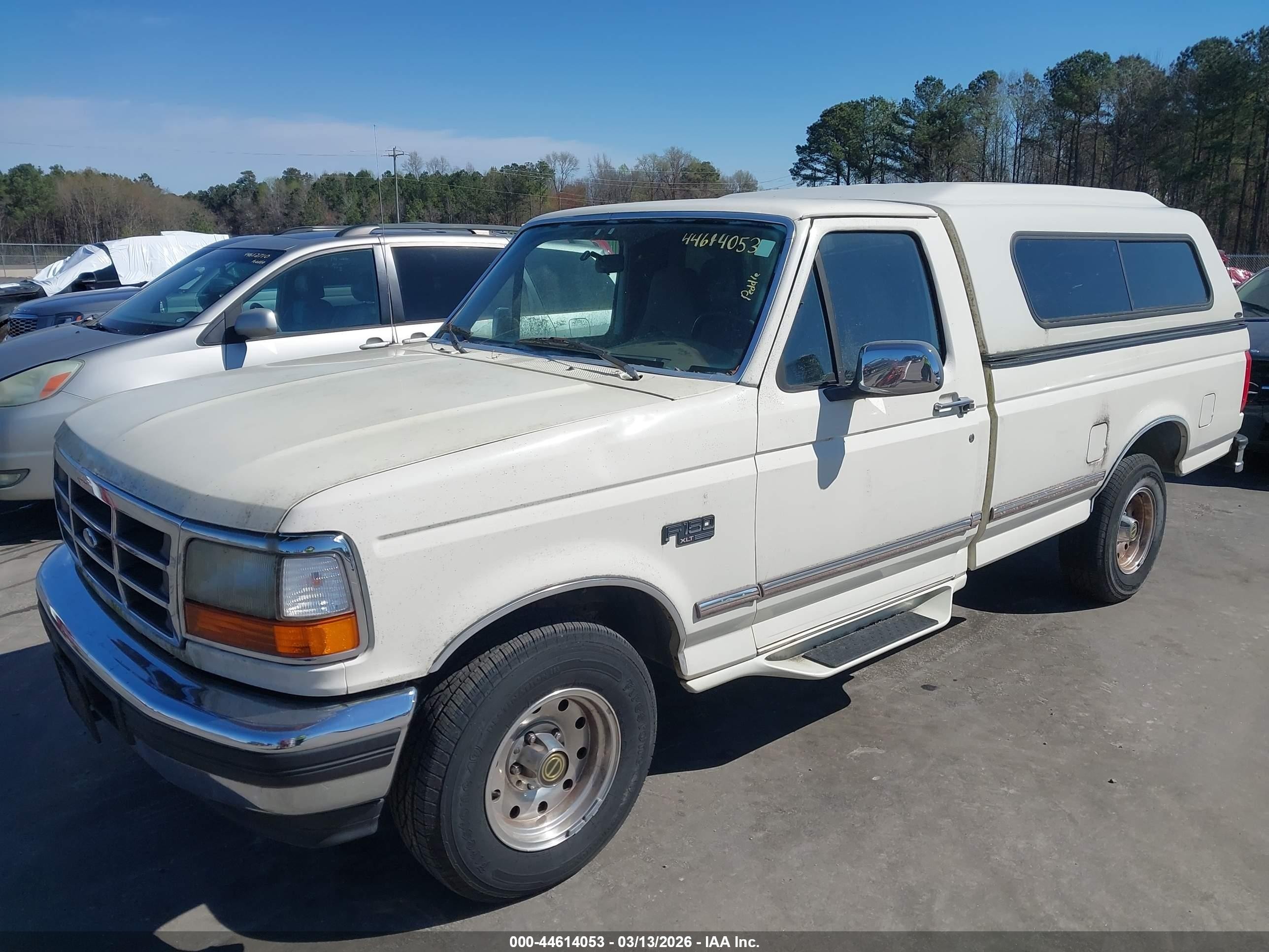 1996 Ford F150   White vin: 1FTEF15N5TLC19635