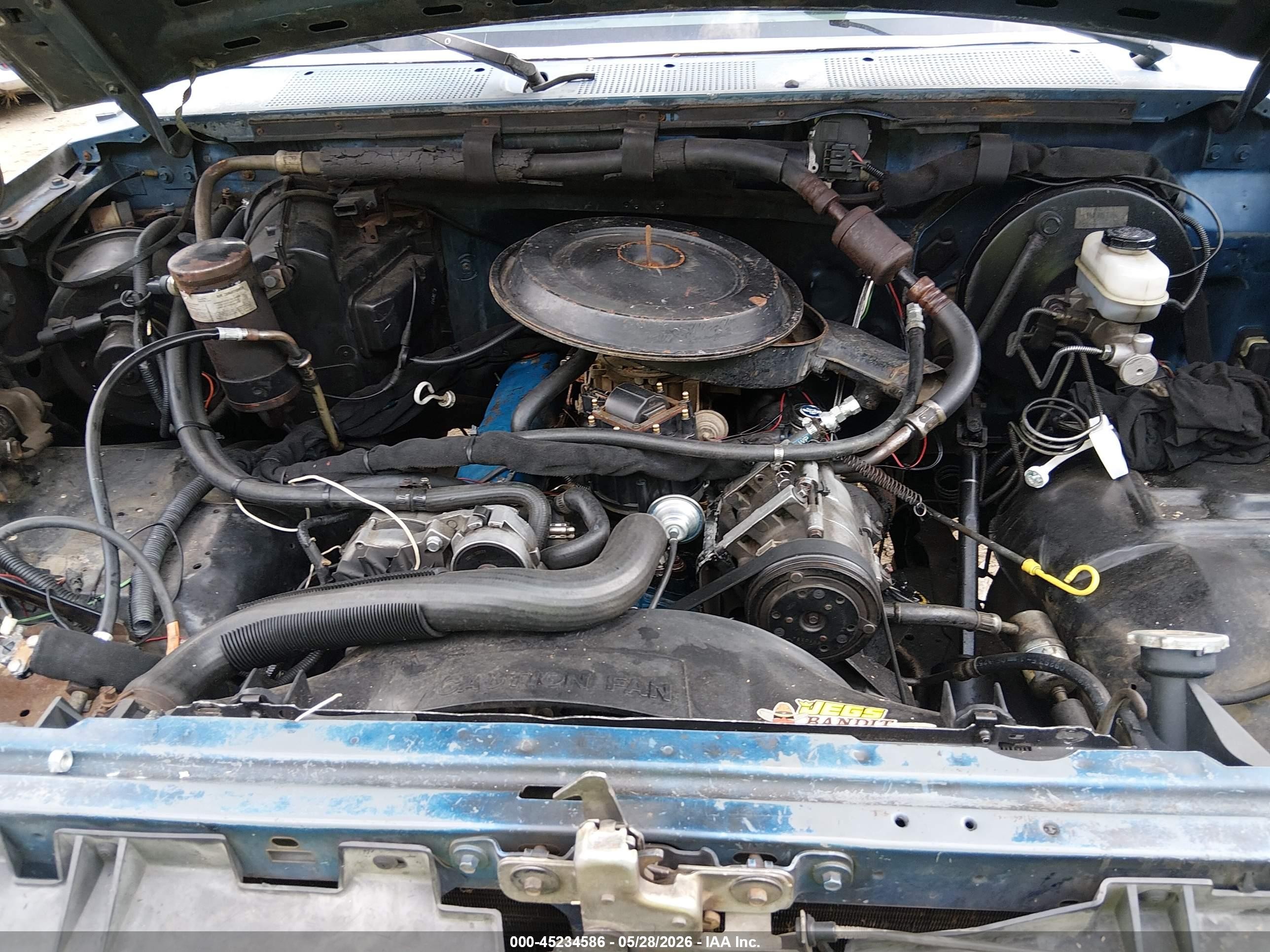 1990 Ford F150 Blue vin: 1FTEF15N6LNA56112
