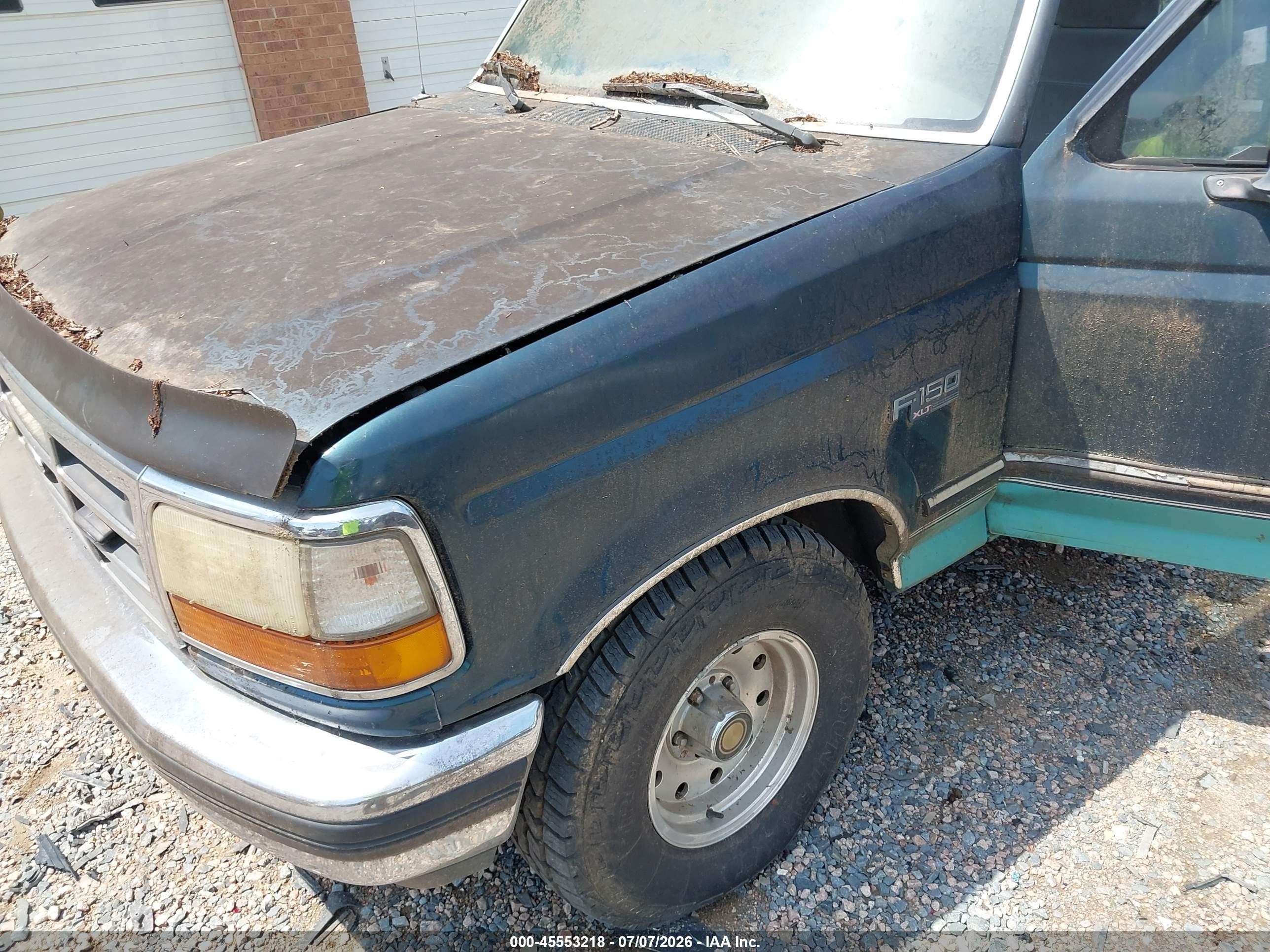 1995 Ford F150   Blue vin: 1FTEF15N6SNA45786