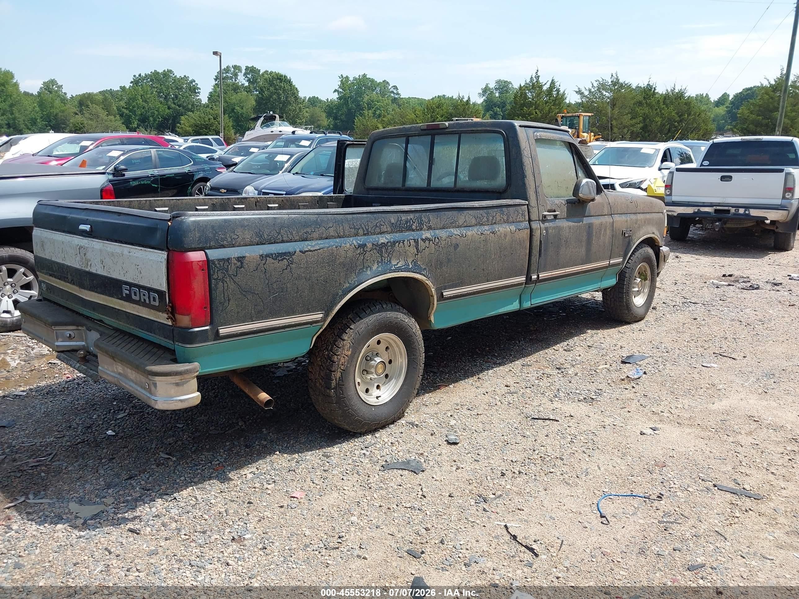 1995 Ford F150   Blue vin: 1FTEF15N6SNA45786