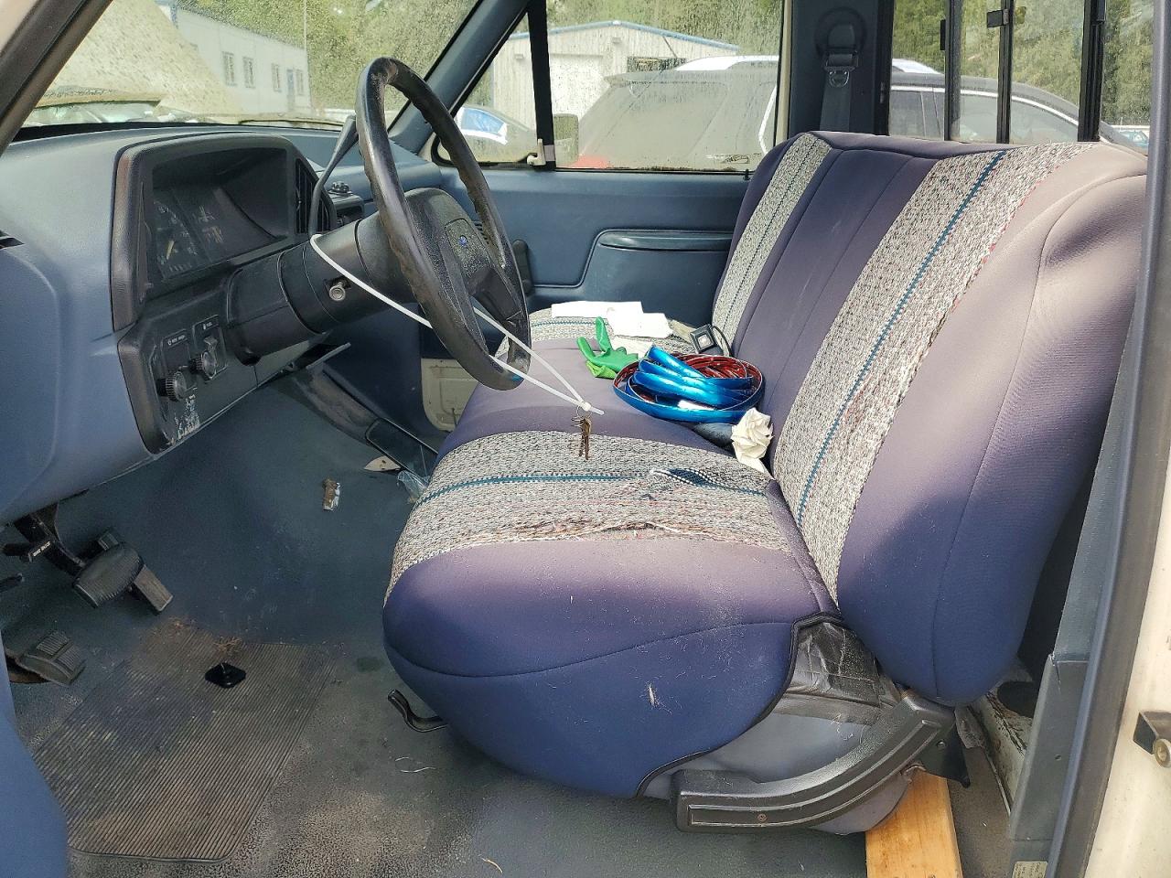 1990 Ford F150 White vin: 1FTEF15N7LPB40492