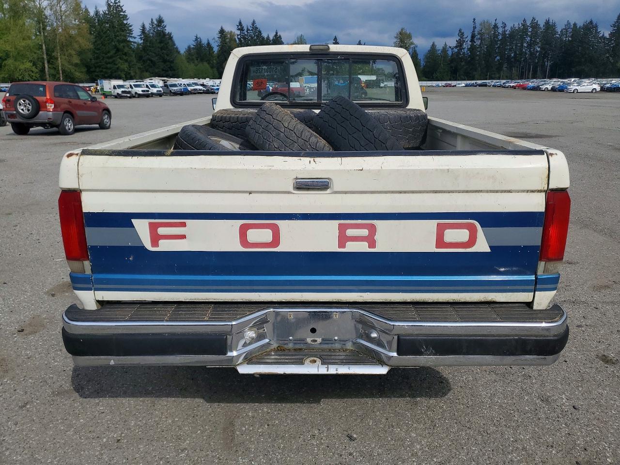 1990 Ford F150 White vin: 1FTEF15N7LPB40492