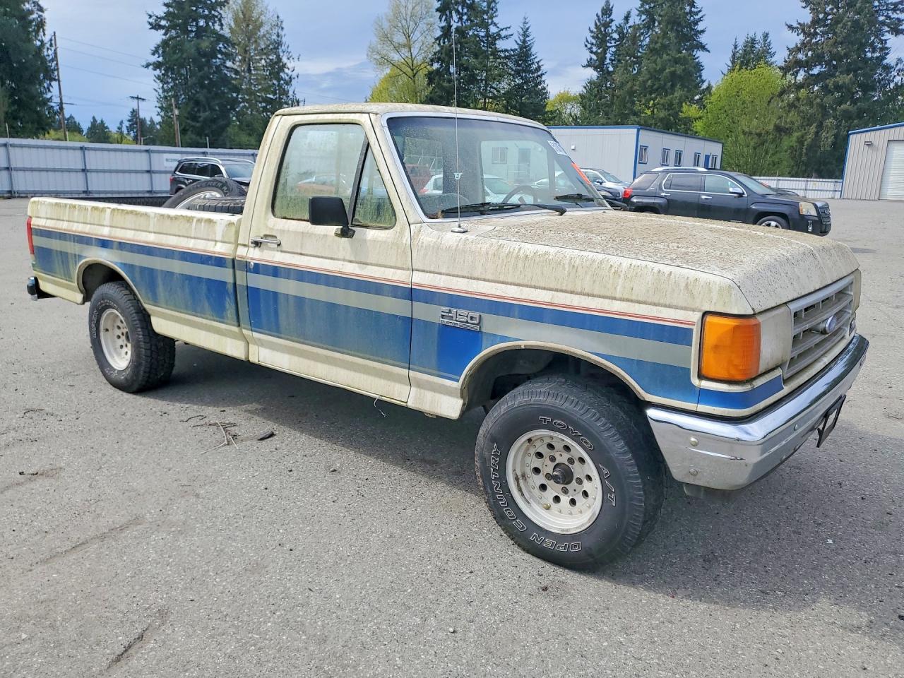 1990 Ford F150 White vin: 1FTEF15N7LPB40492