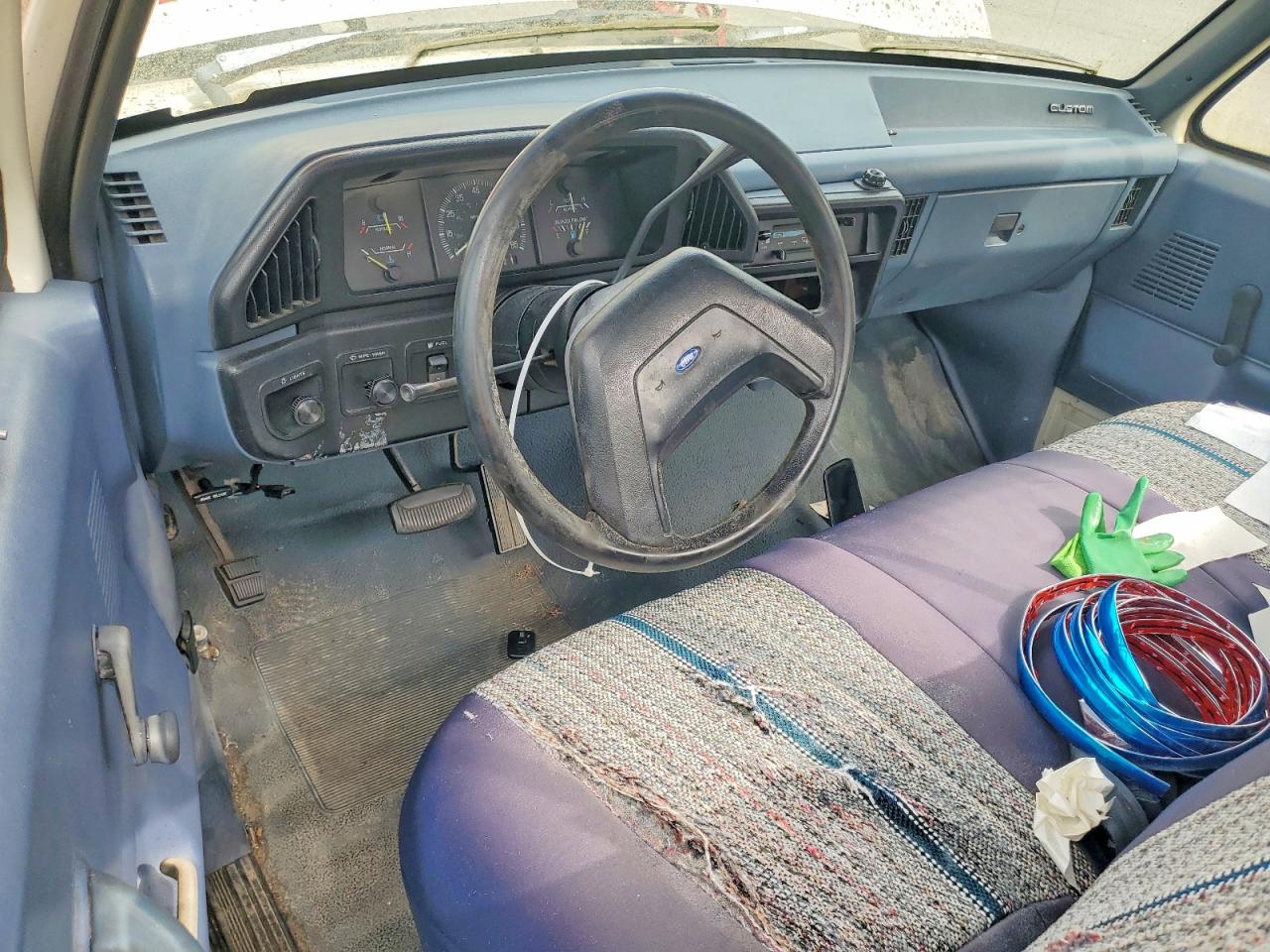 1990 Ford F150 White vin: 1FTEF15N7LPB40492